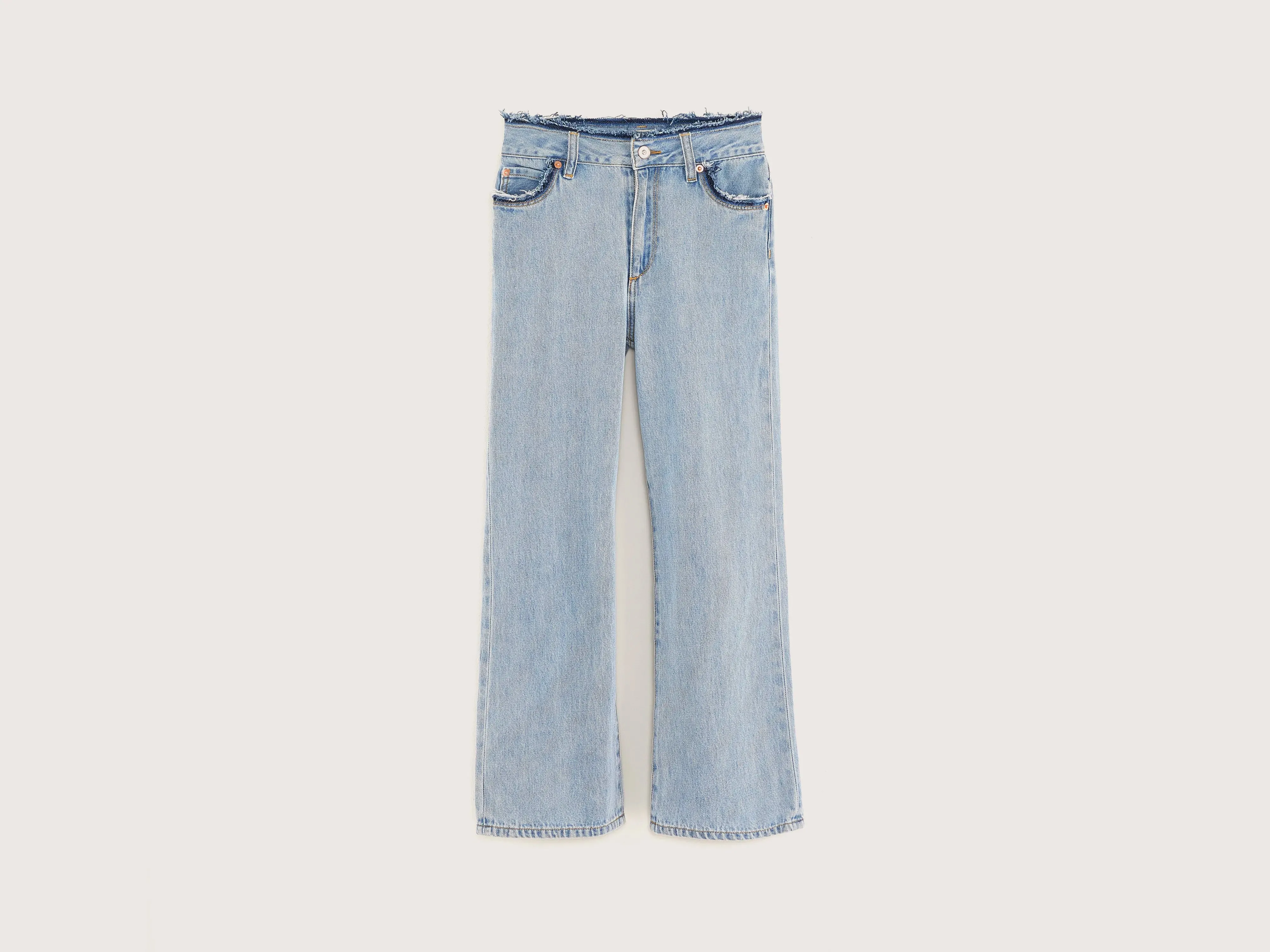 Popies flared jeans (251 / G / LT BLUE BLEACH) sold by Bellrose