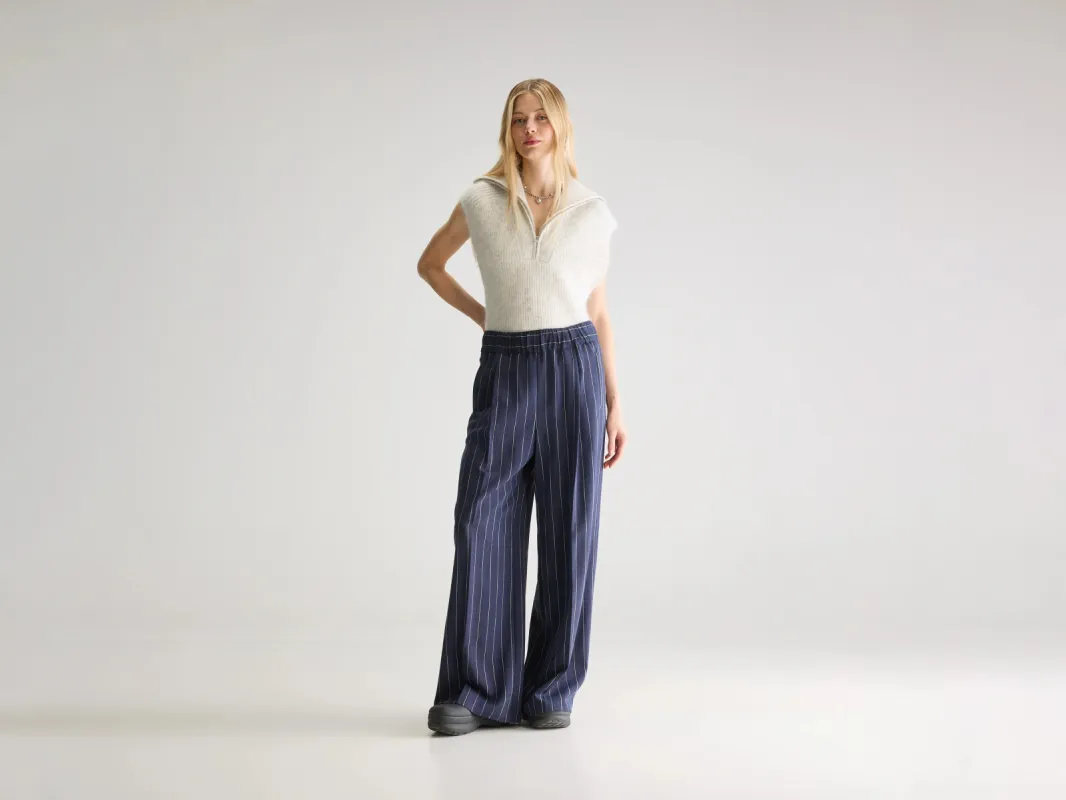 Vespa wide trousers (251 / W / STRIPE A) sold by Bellrose