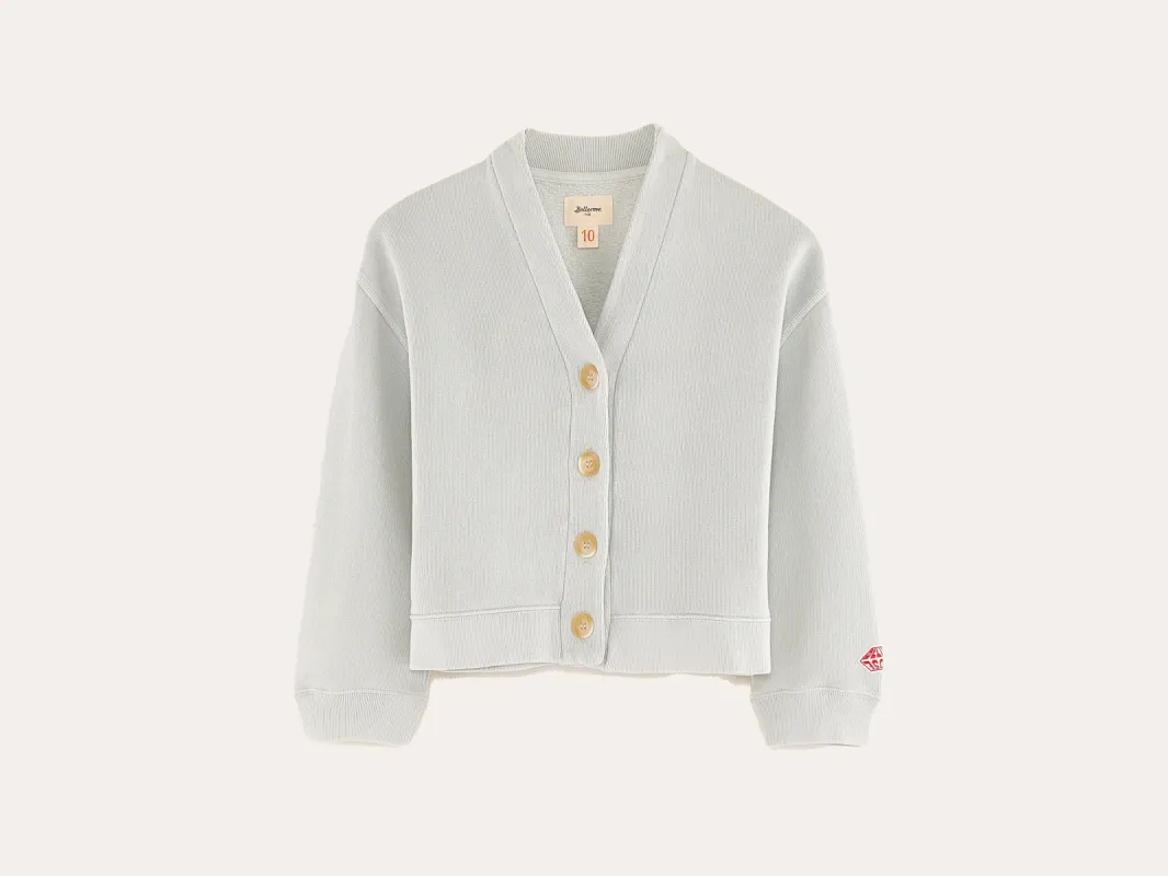 Fomp v-neck cardigan (251 / G / AQUA) sold by Bellrose