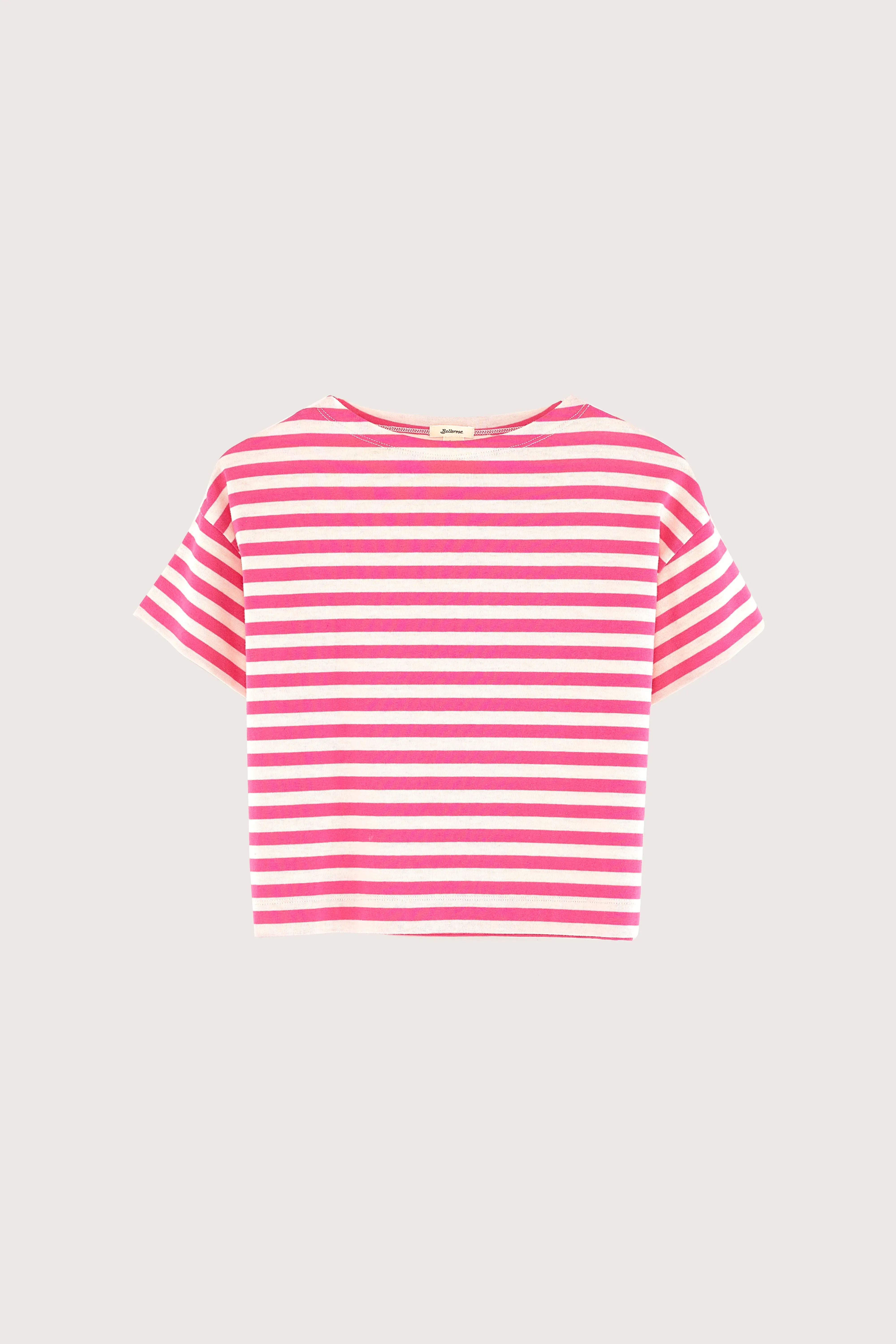 Vassy short-sleeve t-shirt (251 / G / STRIPE A) sold by Bellrose product image thumbnail 2