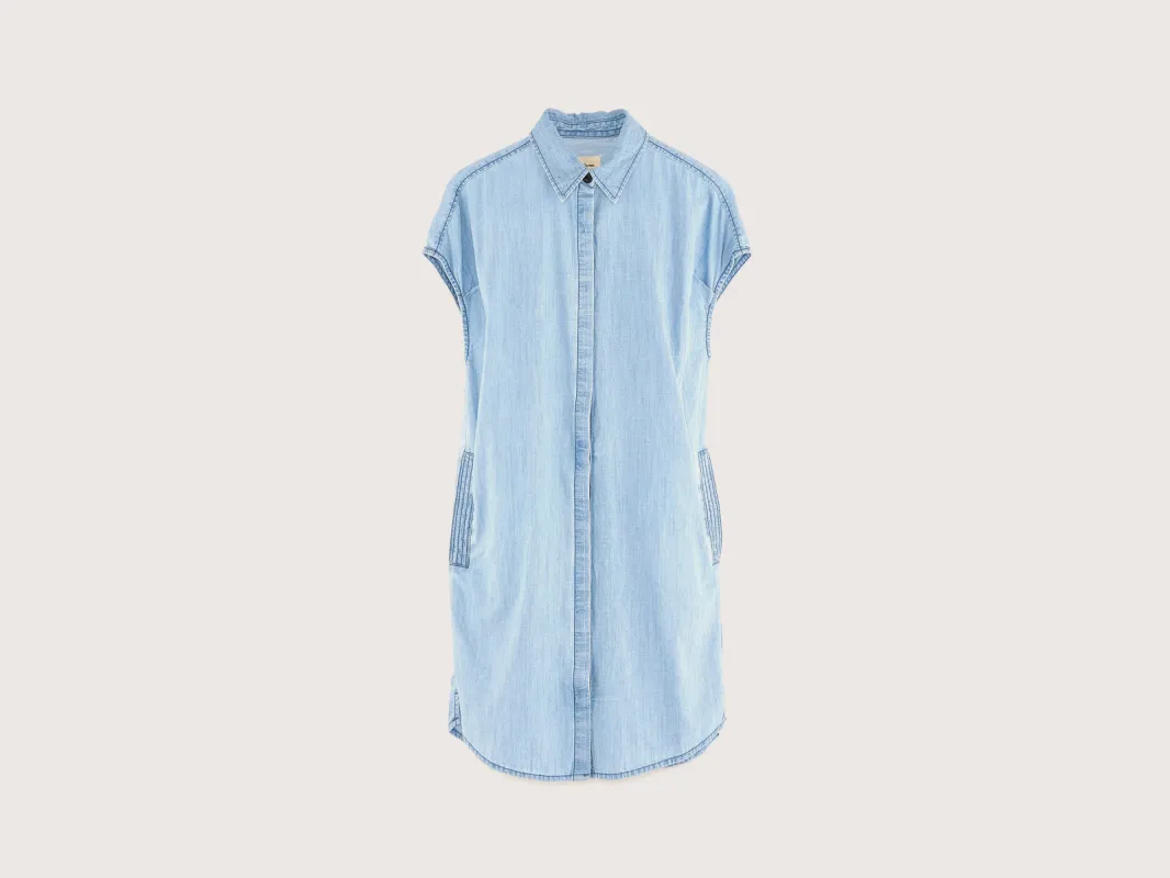 Wanted loose shirt dress (251 / G / LT BLUE STONE) sold by Bellrose
