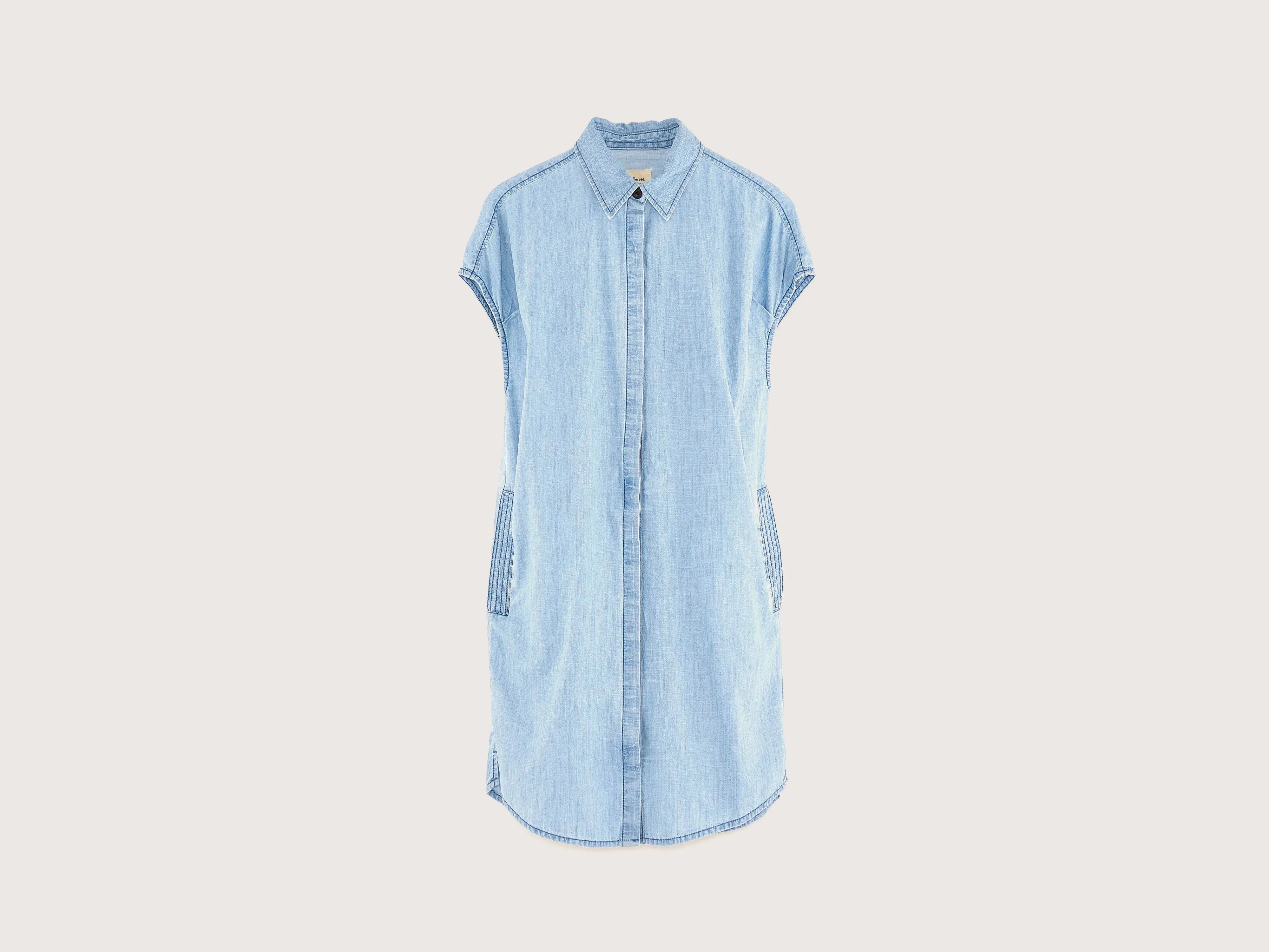 Wanted loose shirt dress (251 / G / LT BLUE STONE) sold by Bellrose