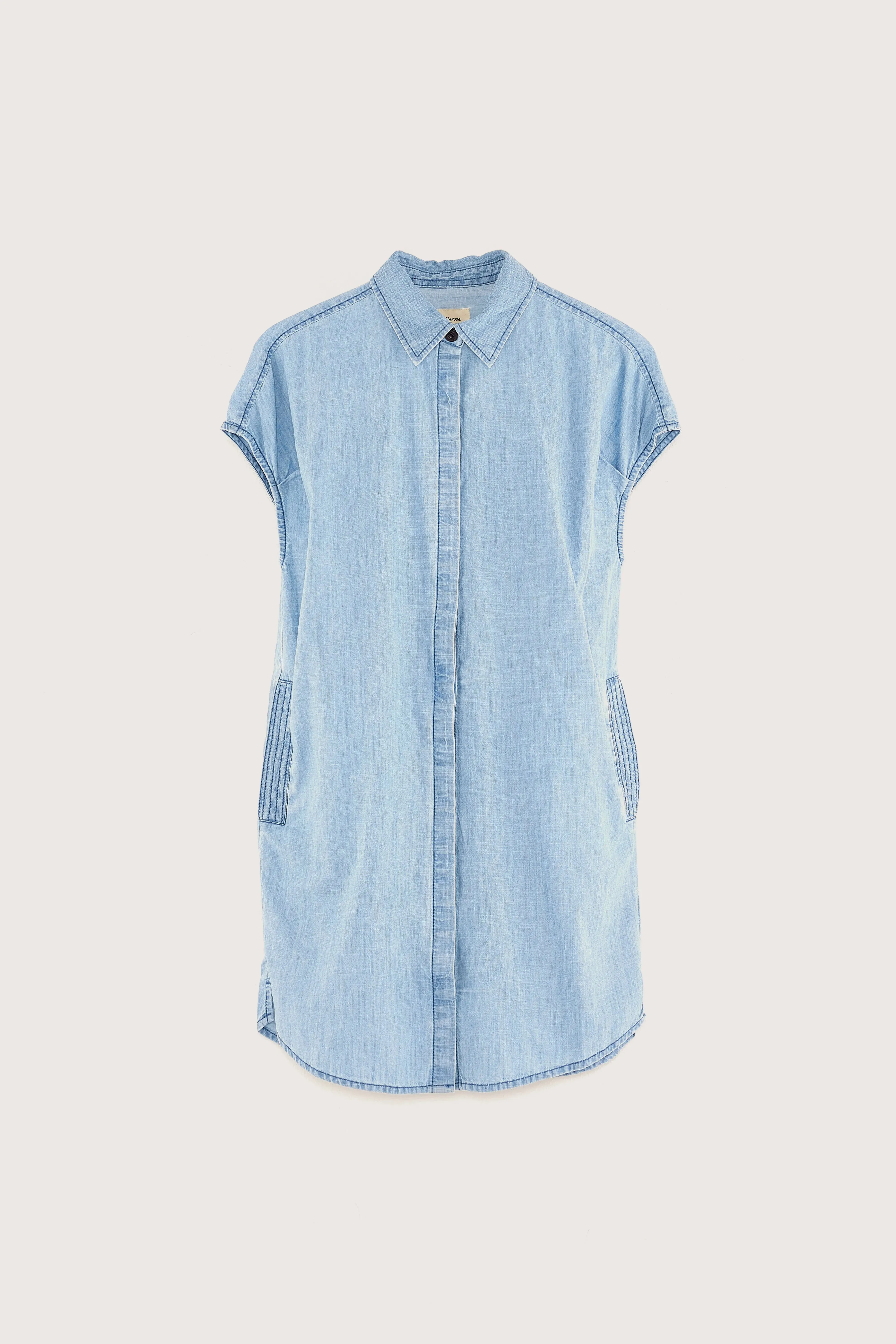 Wanted loose shirt dress (251 / G / LT BLUE STONE) sold by Bellrose product image thumbnail 2