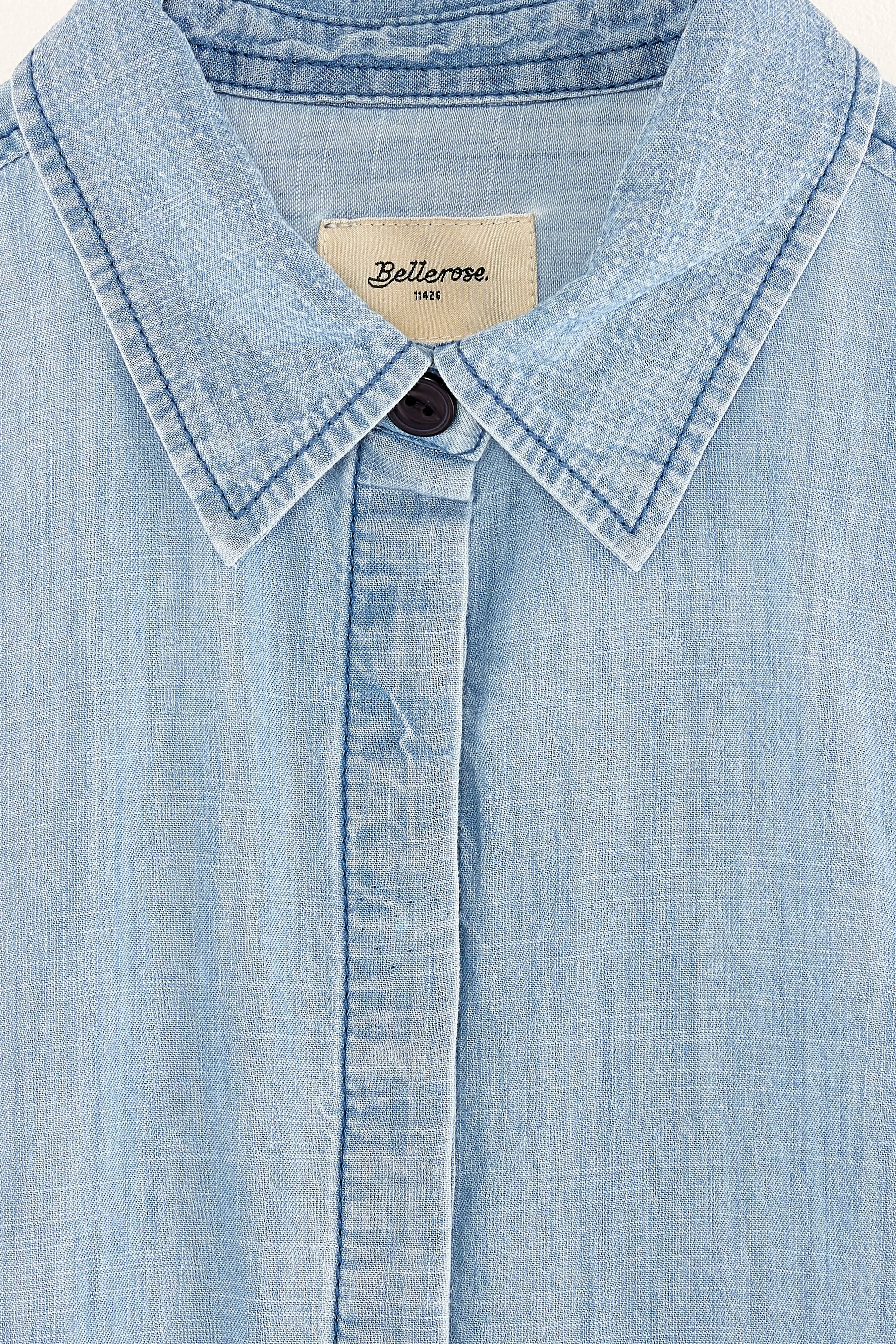 Wanted loose shirt dress (251 / G / LT BLUE STONE) sold by Bellrose product image thumbnail 3