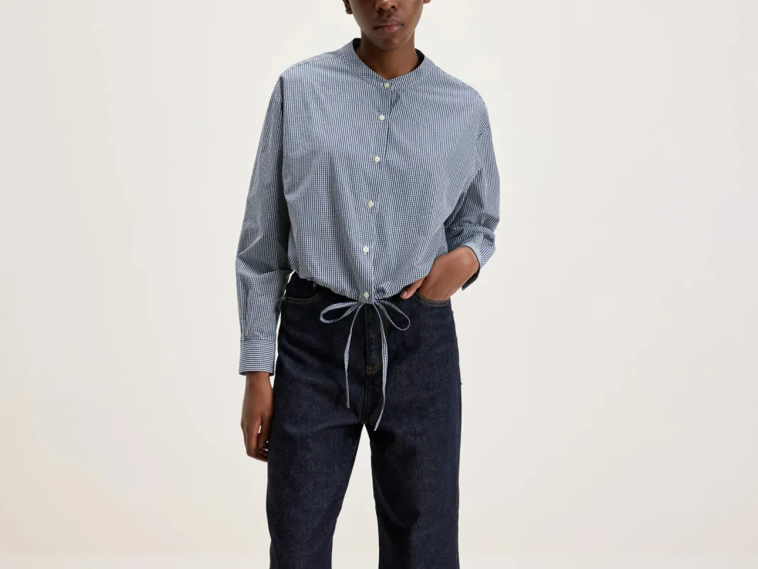 Lucy Blouse (242 / W / NAVY) sold by Bellrose