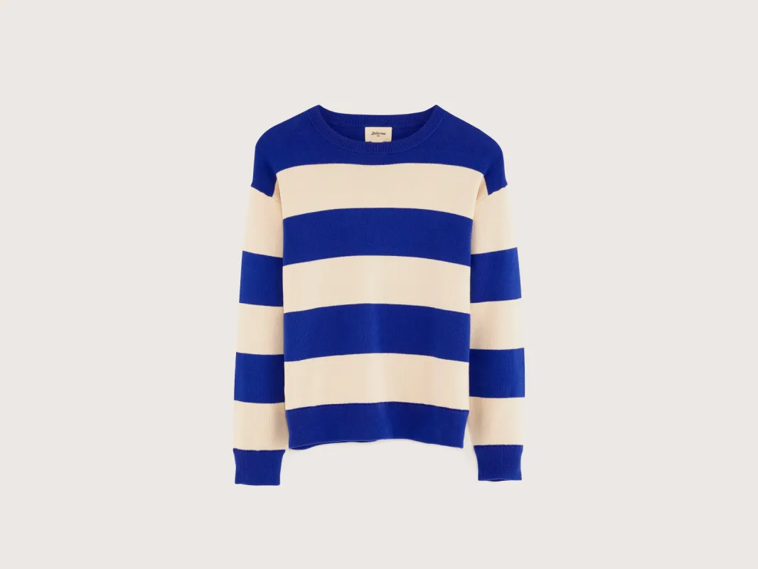 Angbo crewneck sweater (251 / B / STRIPE A) sold by Bellrose