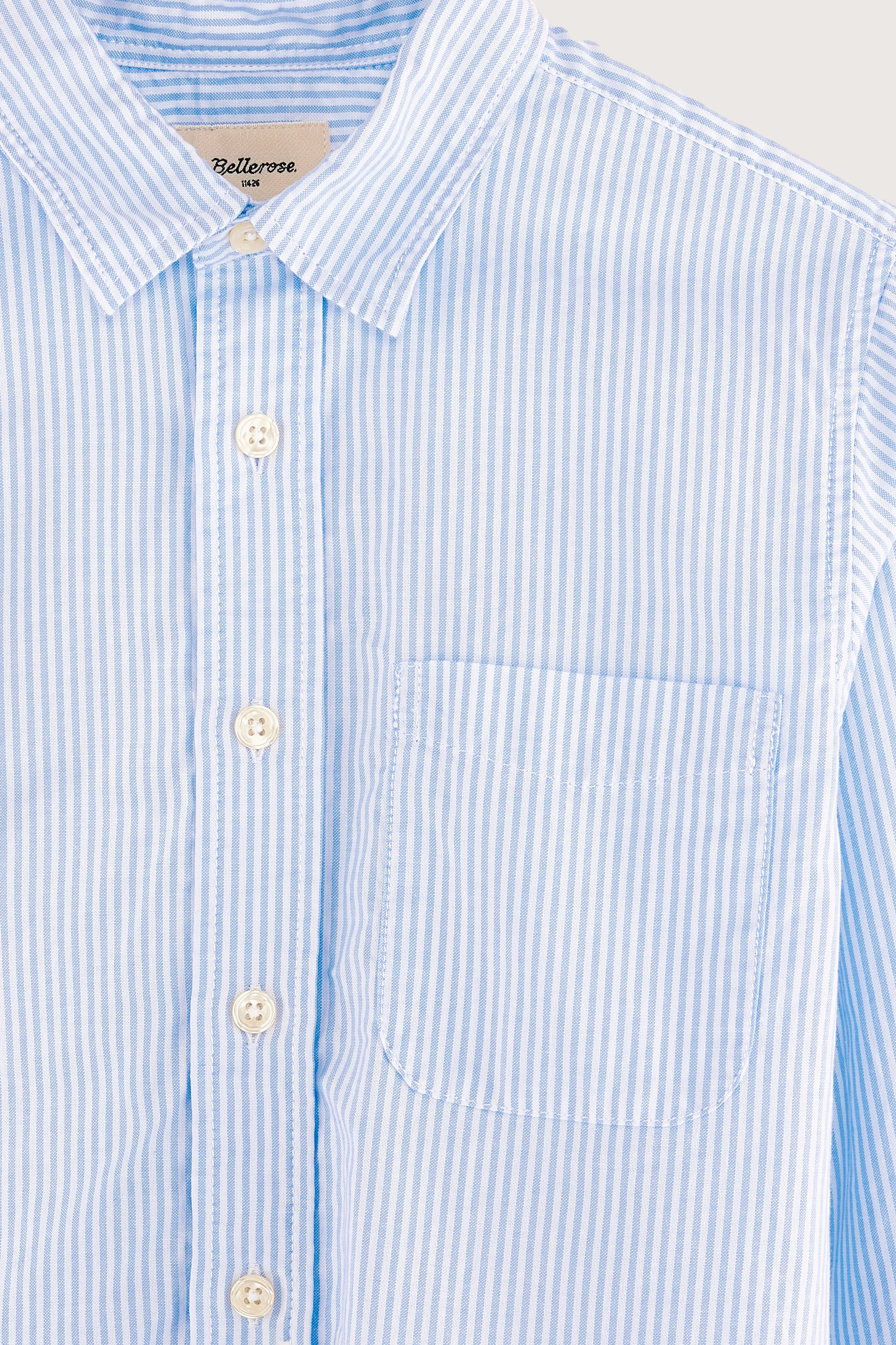 Ganix poplin shirt (251 / B / STRIPE A) sold by Bellrose product image thumbnail 3