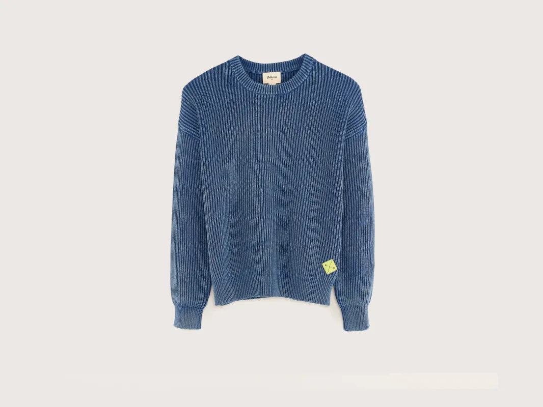 Gocca crewneck sweater (251 / B / DENIM) sold by Bellrose