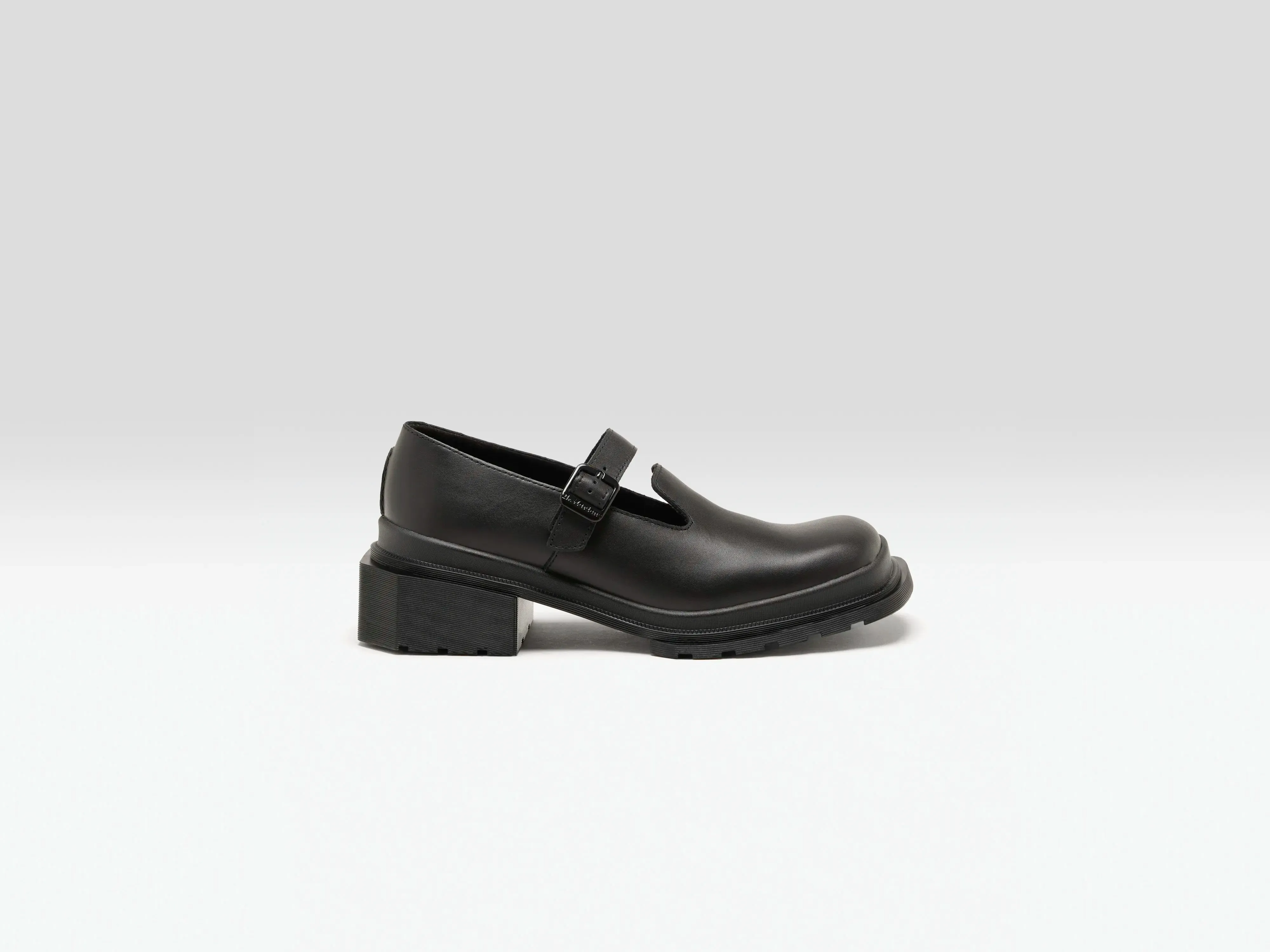 Maybole Square Toe Leather Mary Janes (251 / W / BLACK) sold by Bellrose