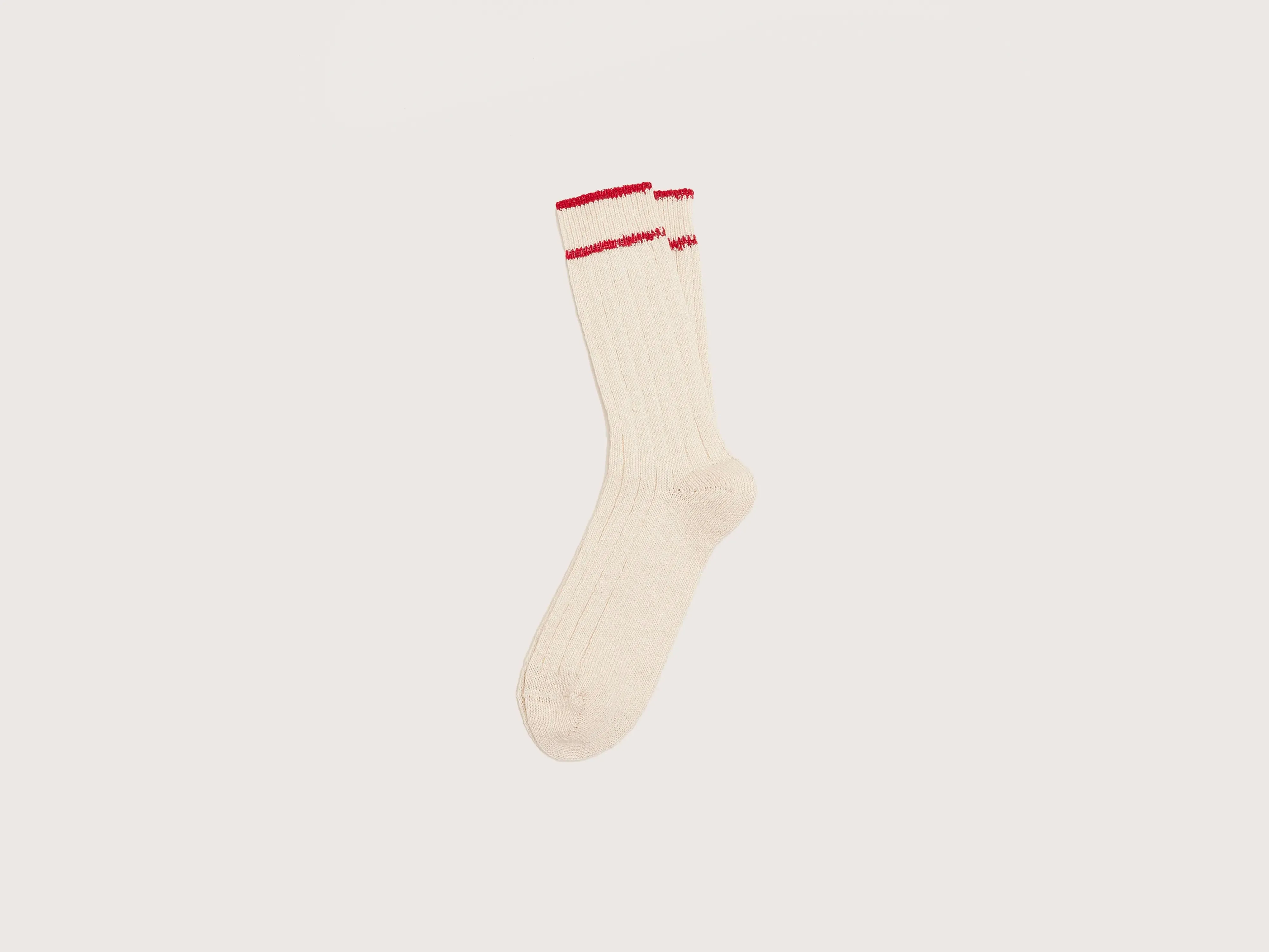 Bino ribbed socks (251 / M / ECARLATE) sold by Bellrose