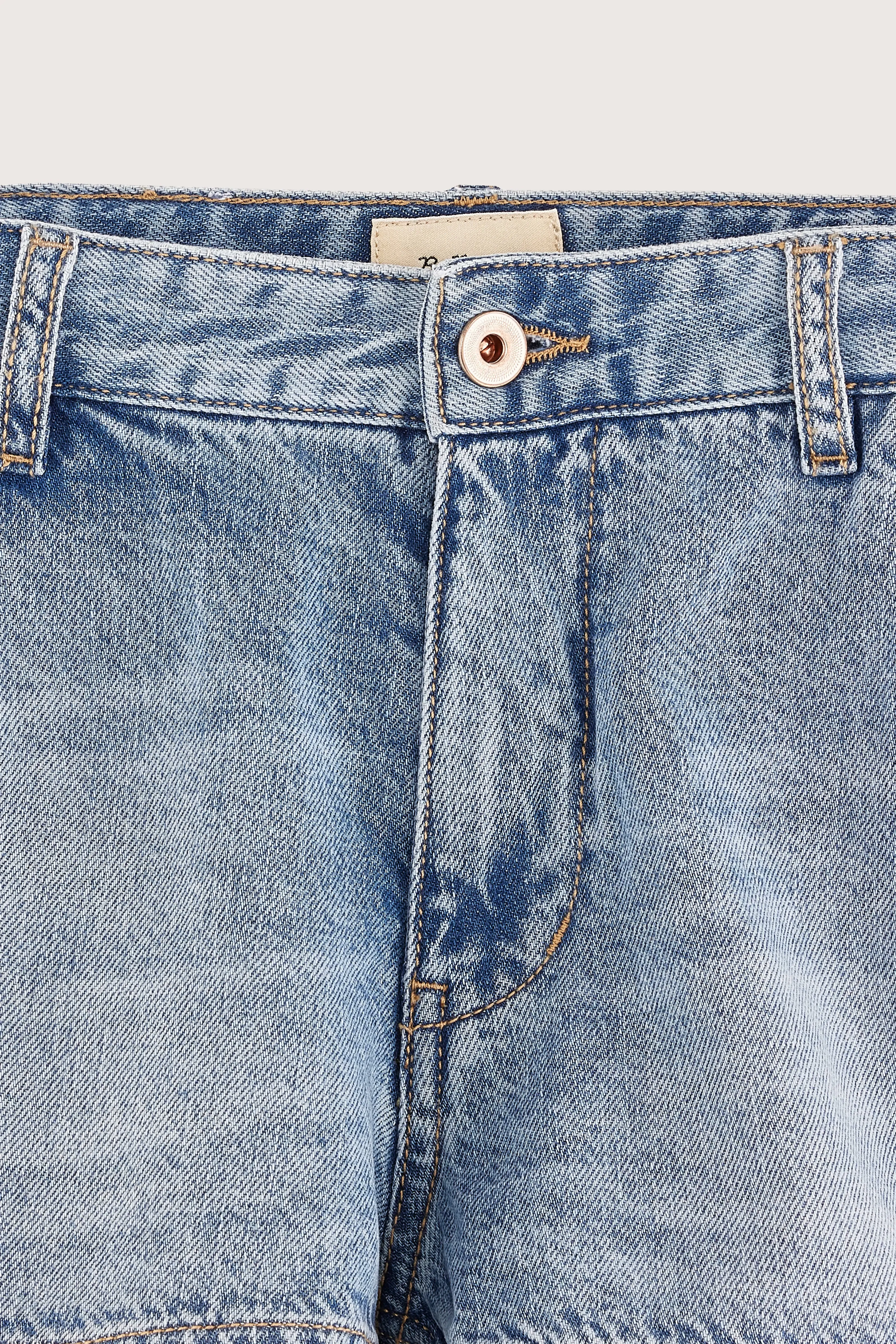 Kristen regular denim shorts (251 / G / LT BLUE BLEACH) sold by Bellrose product image thumbnail 3