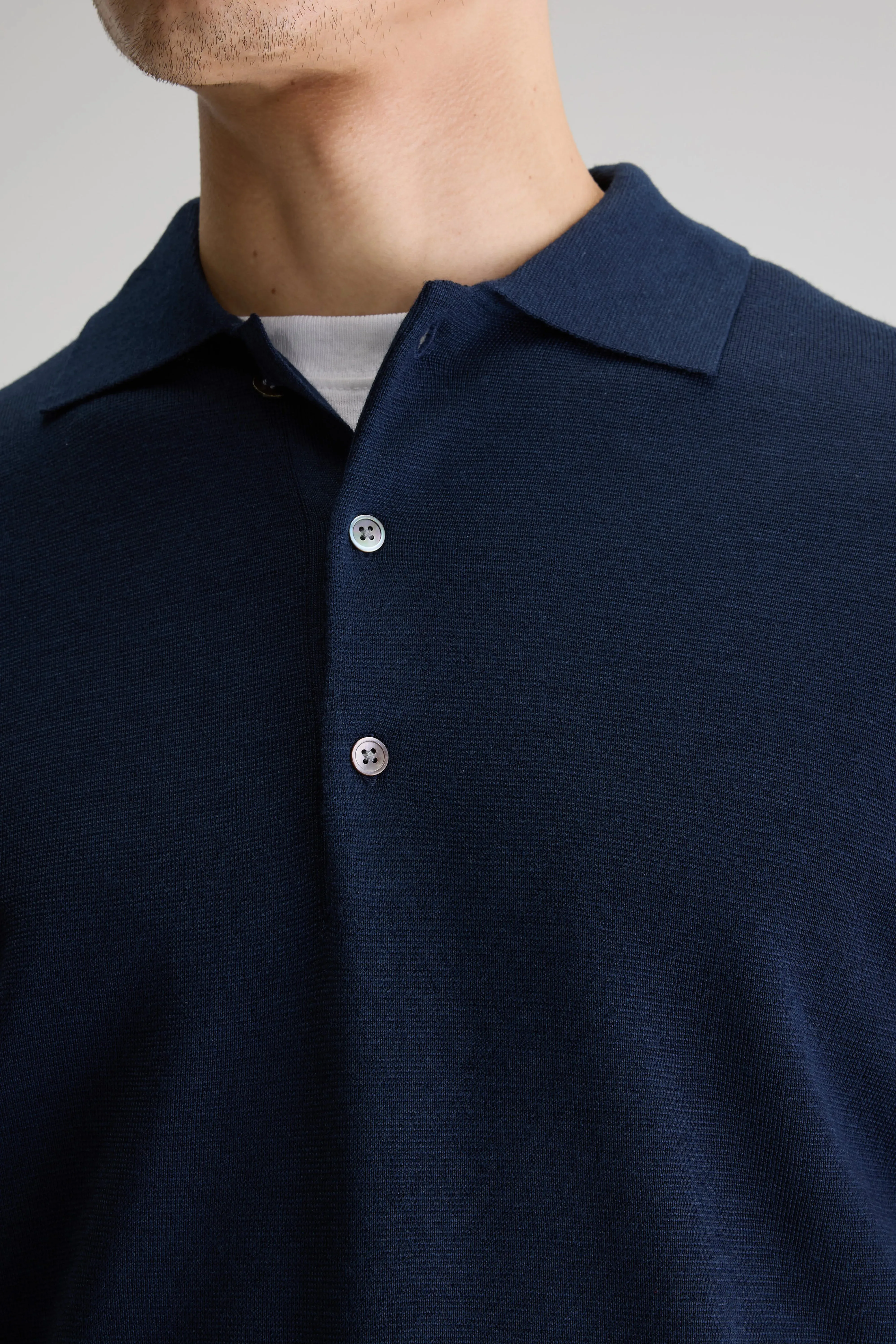 Dynay slim polo sweater (251 / M / NAVY) sold by Bellrose product image thumbnail 5