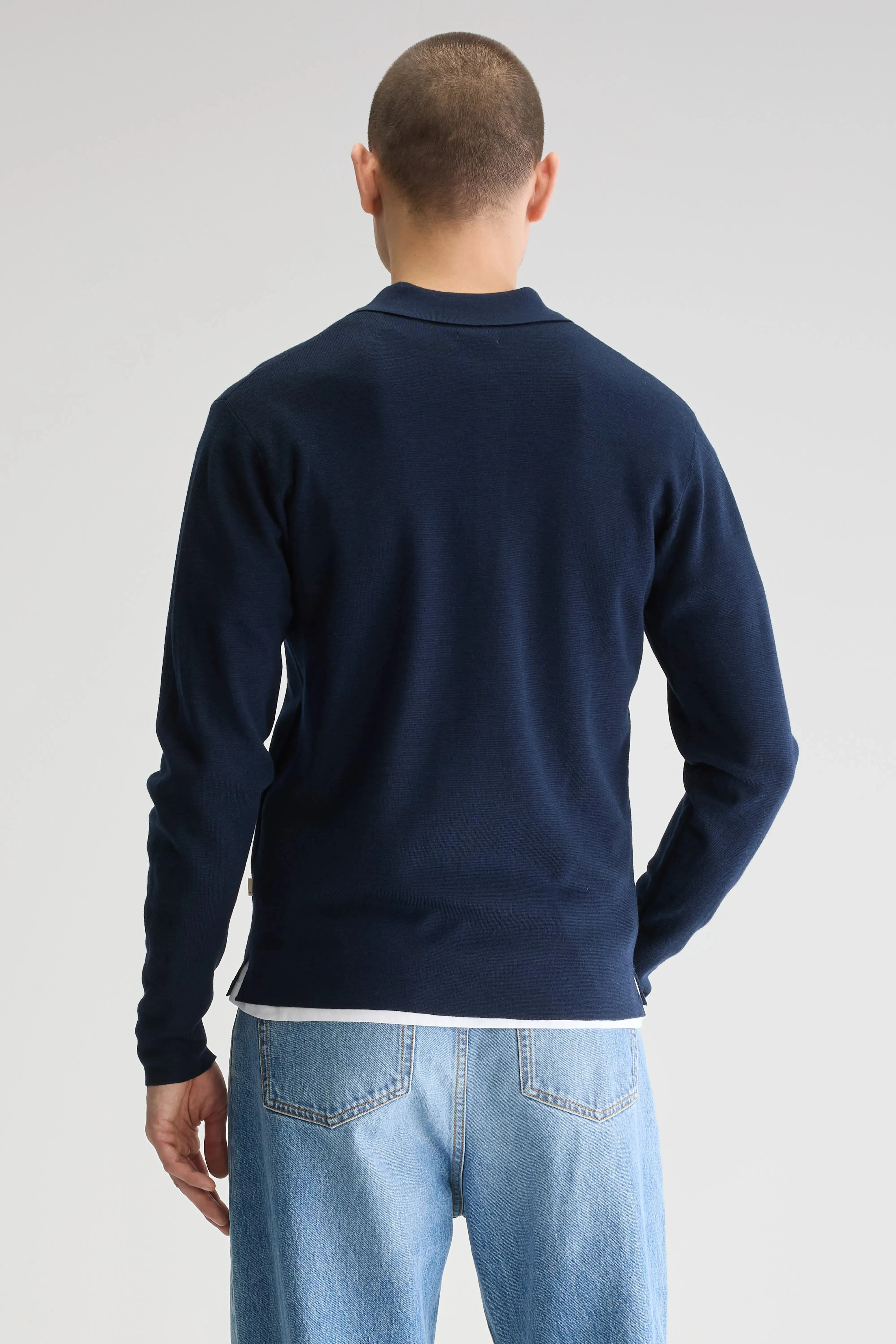 Dynay slim polo sweater (251 / M / NAVY) sold by Bellrose product image thumbnail 4