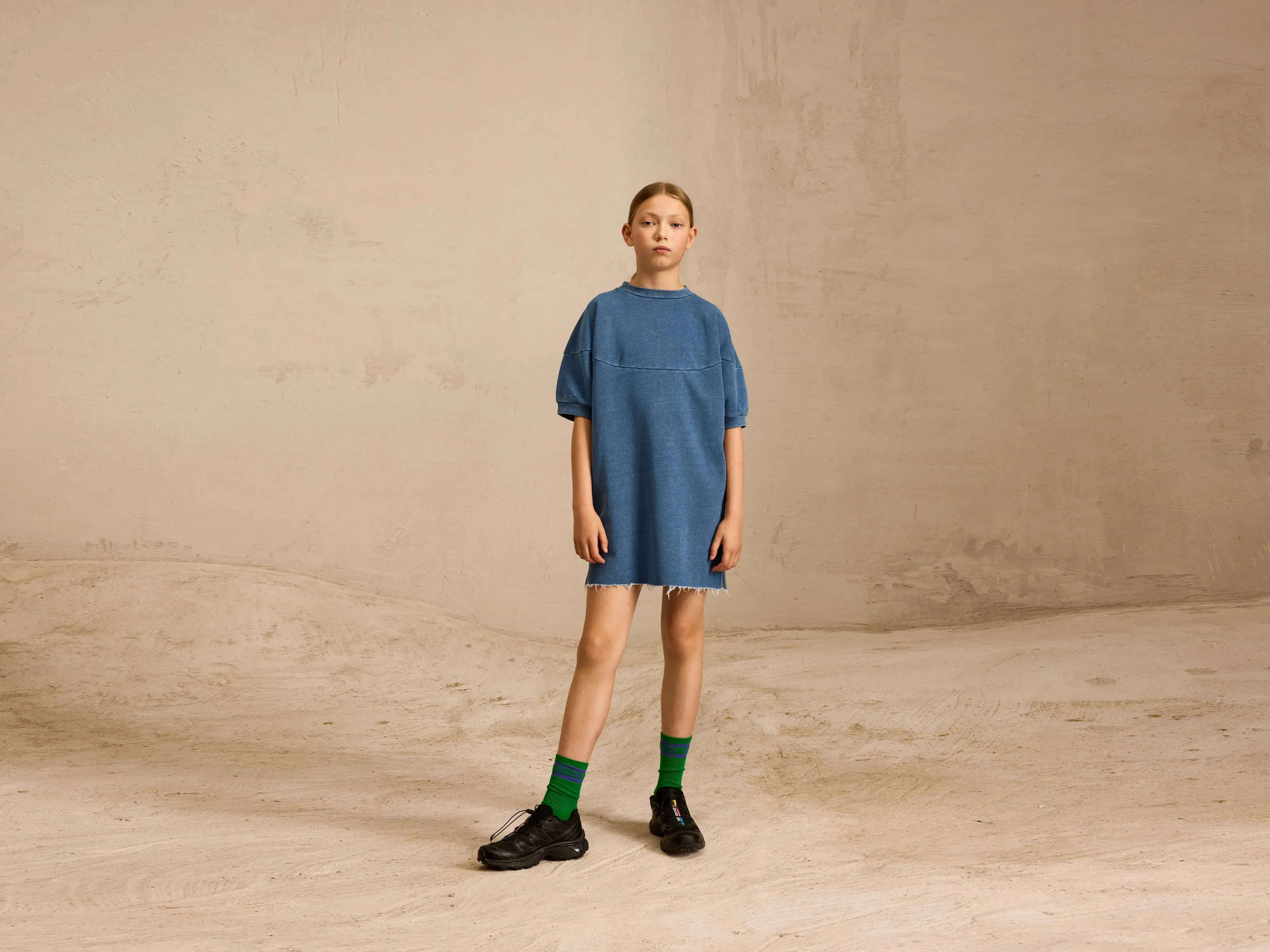 Friet sweatshirt dress (251 / G / BLUE JEANS) sold by Bellrose
