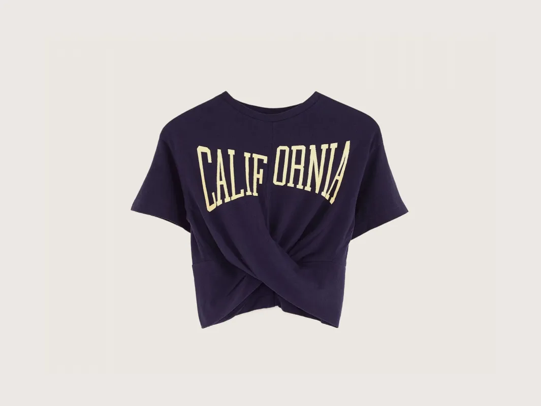 Crissy cross-front t-shirt (251 / G / NAVAL) sold by Bellrose