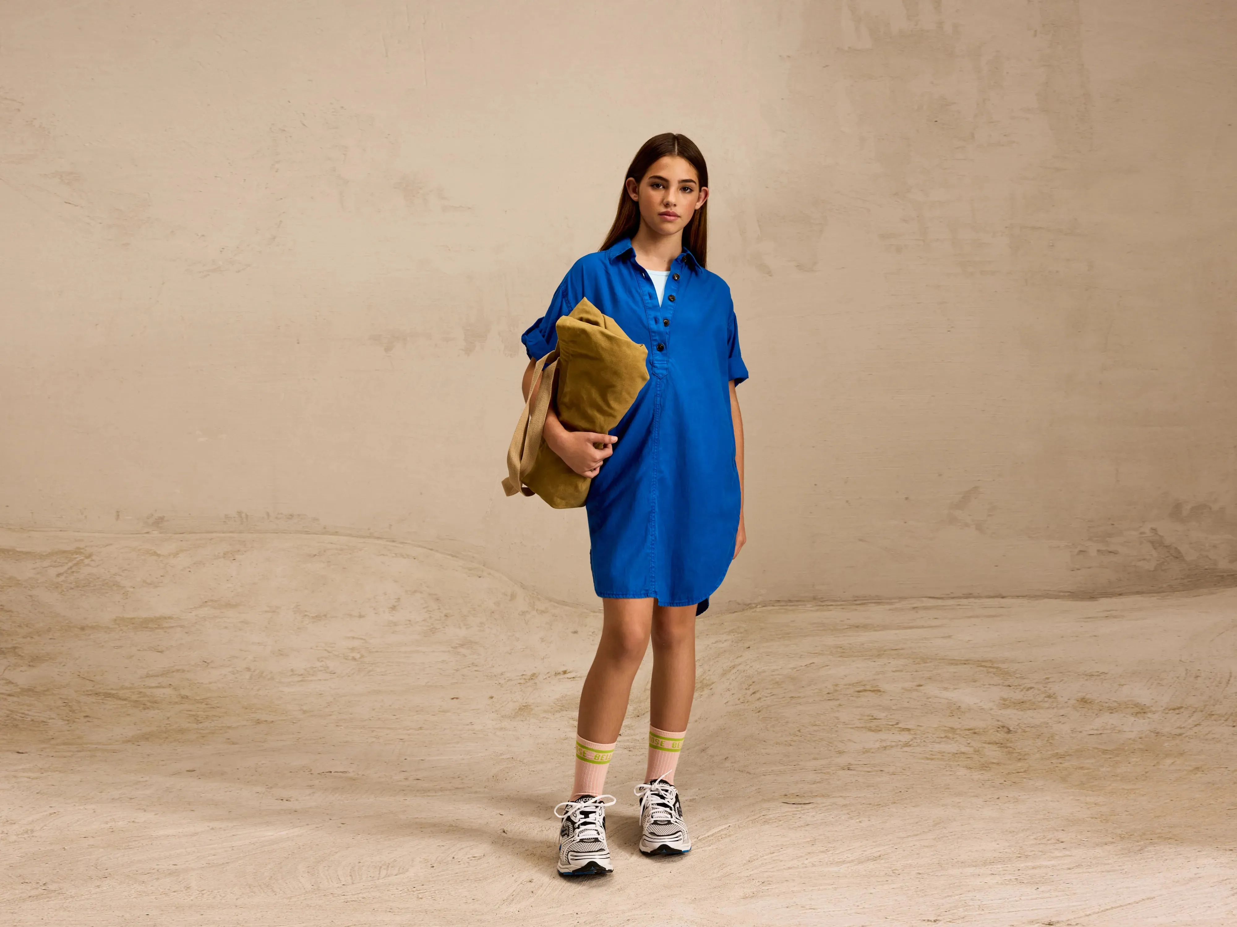 Apolow shirt dress (251 / G / TOUAREG) sold by Bellrose