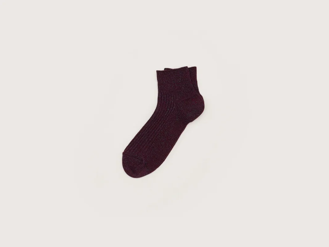Bapis short socks (251 / W / WINE) sold by Bellrose