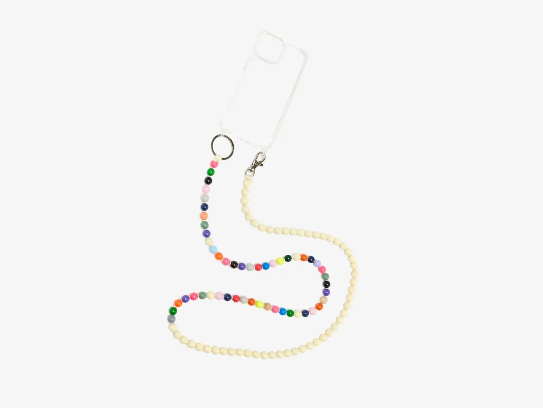 Handykette iPhone 15 Necklace  (251 / W / MULTICOLOR) sold by Bellrose