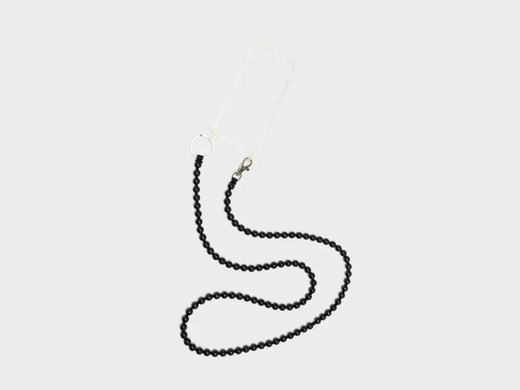Handykette iPhone 15 Necklace  (251 / W / BLACK) sold by Bellrose