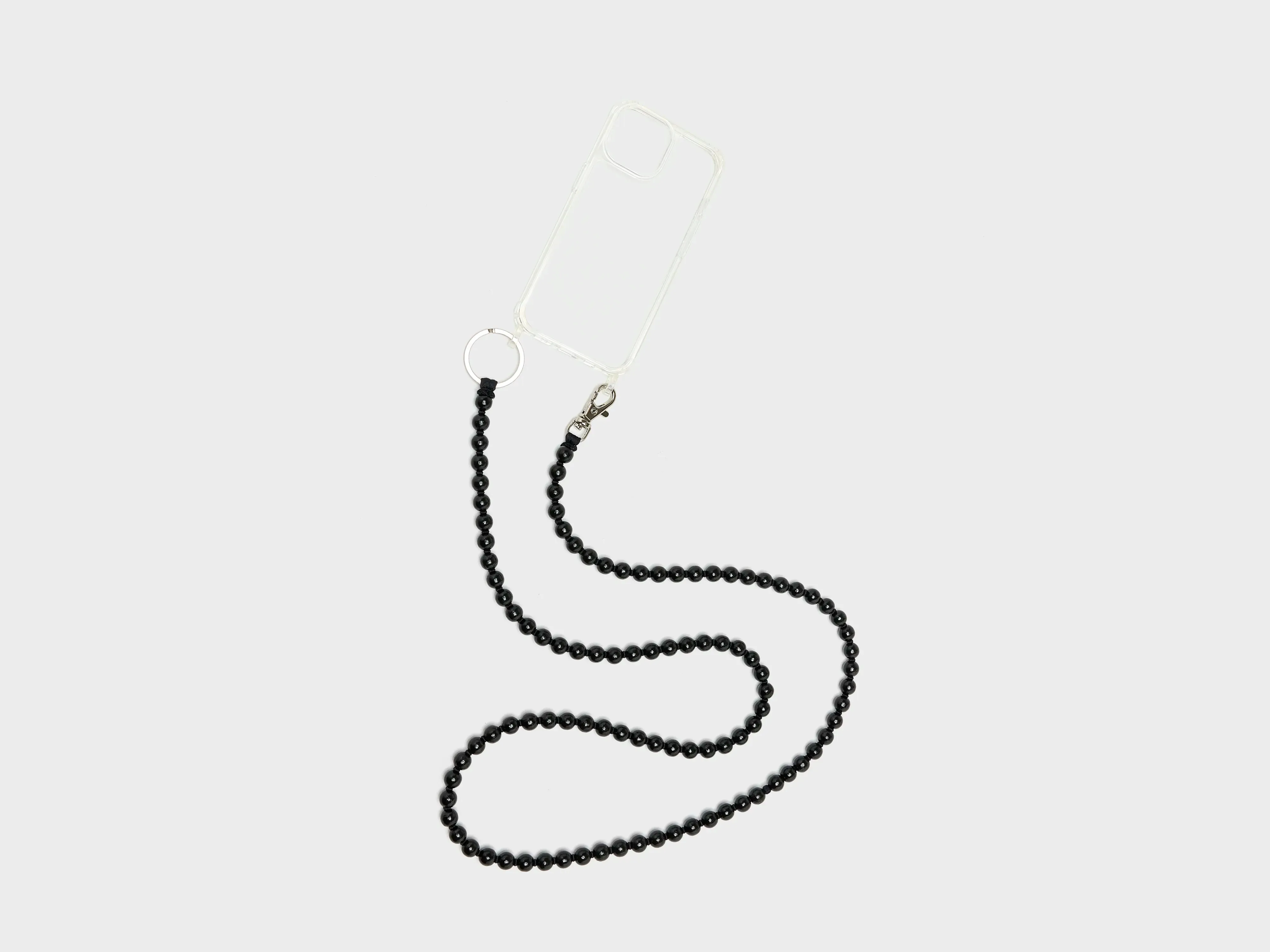 Handykette iPhone 15 Necklace (251 / W / BLACK) sold by Bellrose