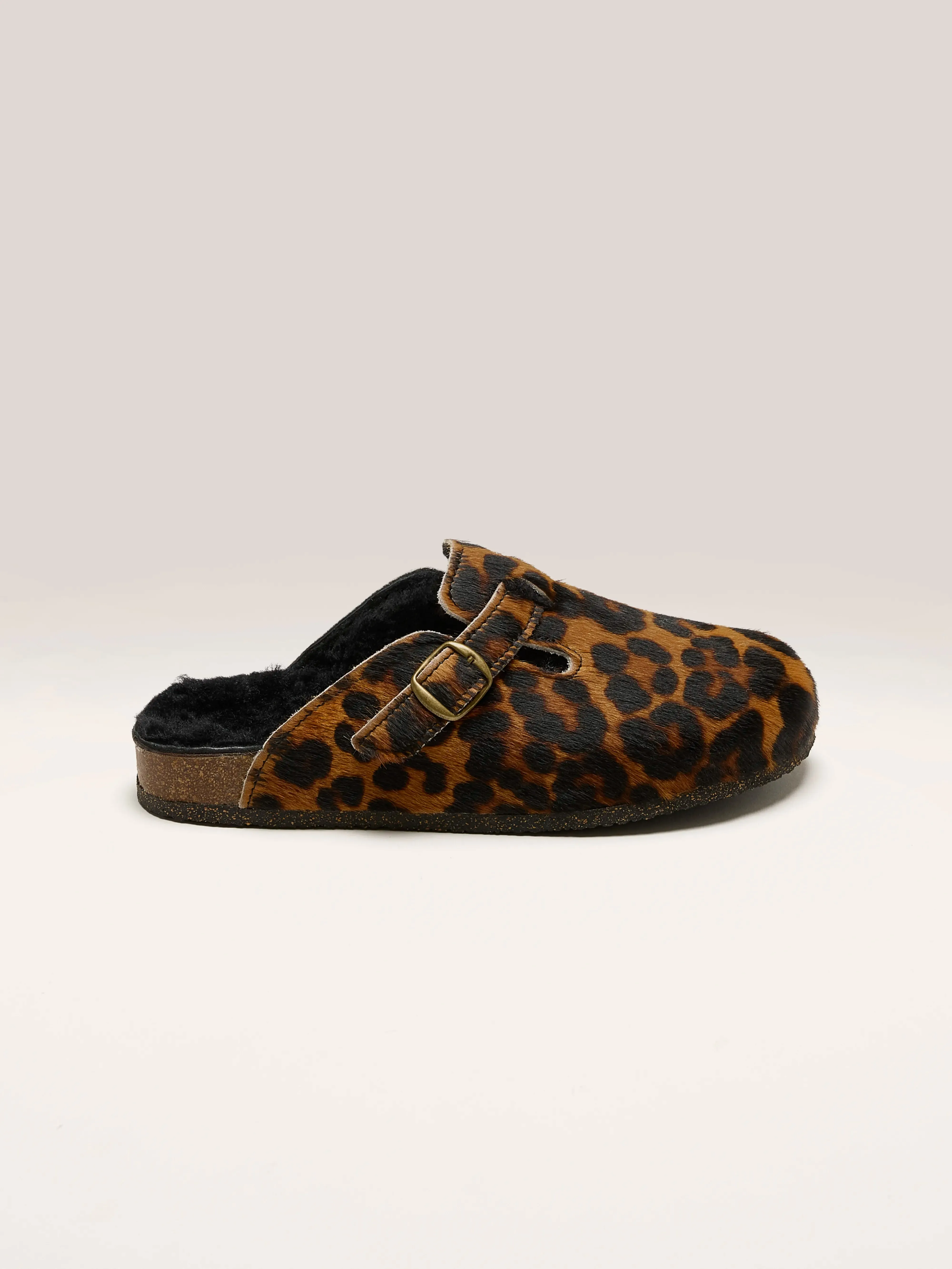 Black Leopard Clogs (242 / W / BROWN) sold by Bellrose product image thumbnail 2