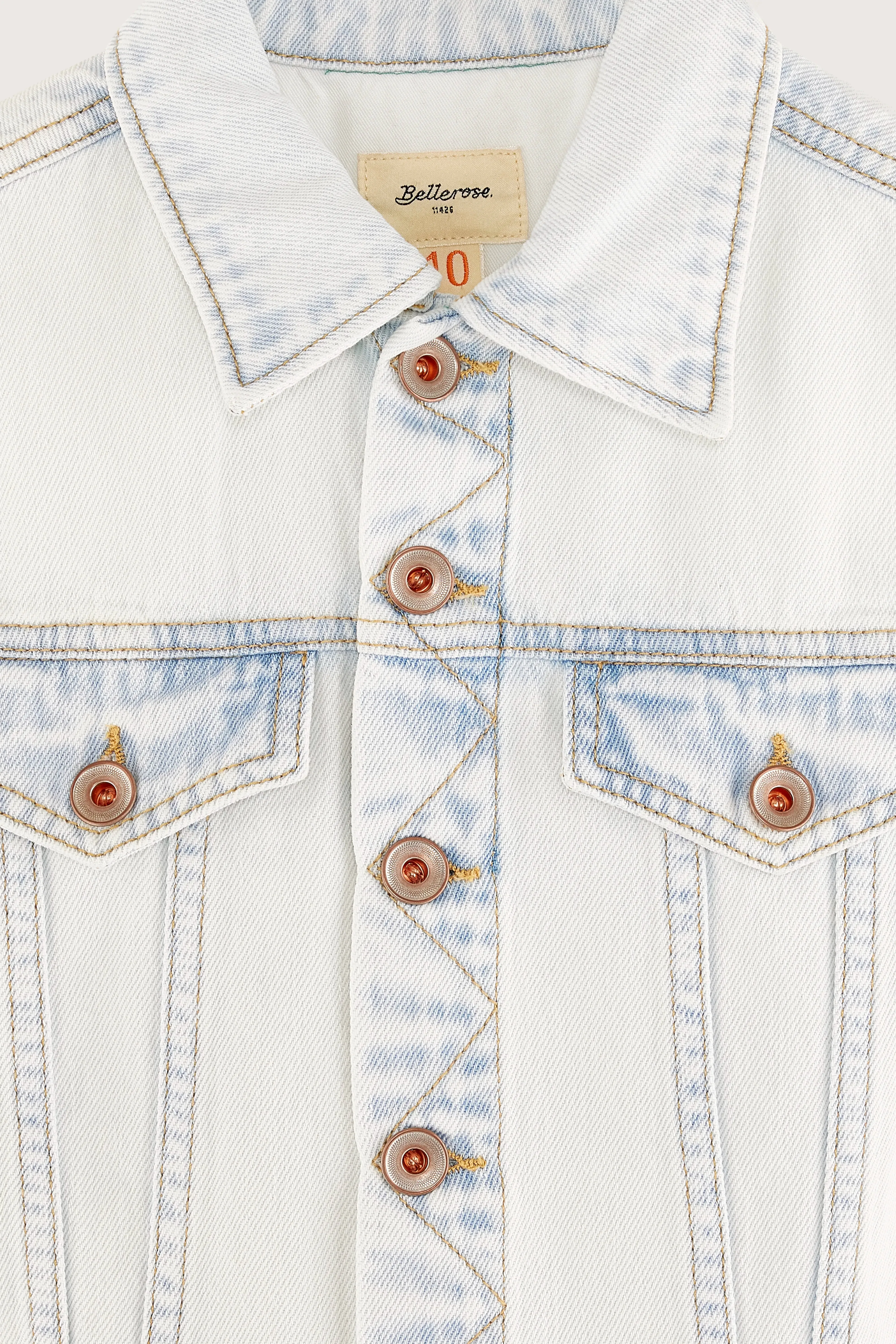 Powers short jumpsuit (251 / G / LT BLUE BLEACH) sold by Bellrose product image thumbnail 3