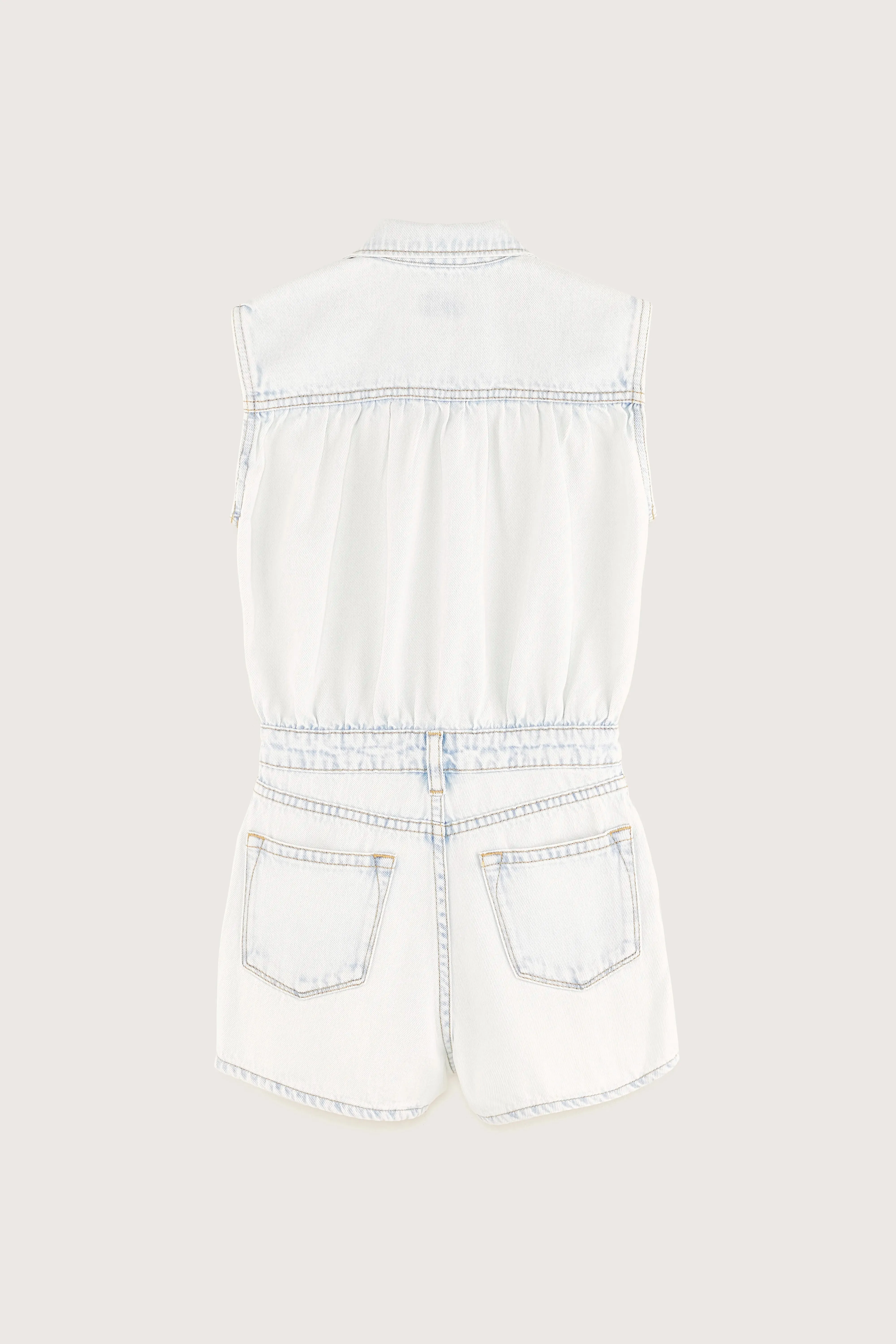 Powers short jumpsuit (251 / G / LT BLUE BLEACH) sold by Bellrose product image thumbnail 4