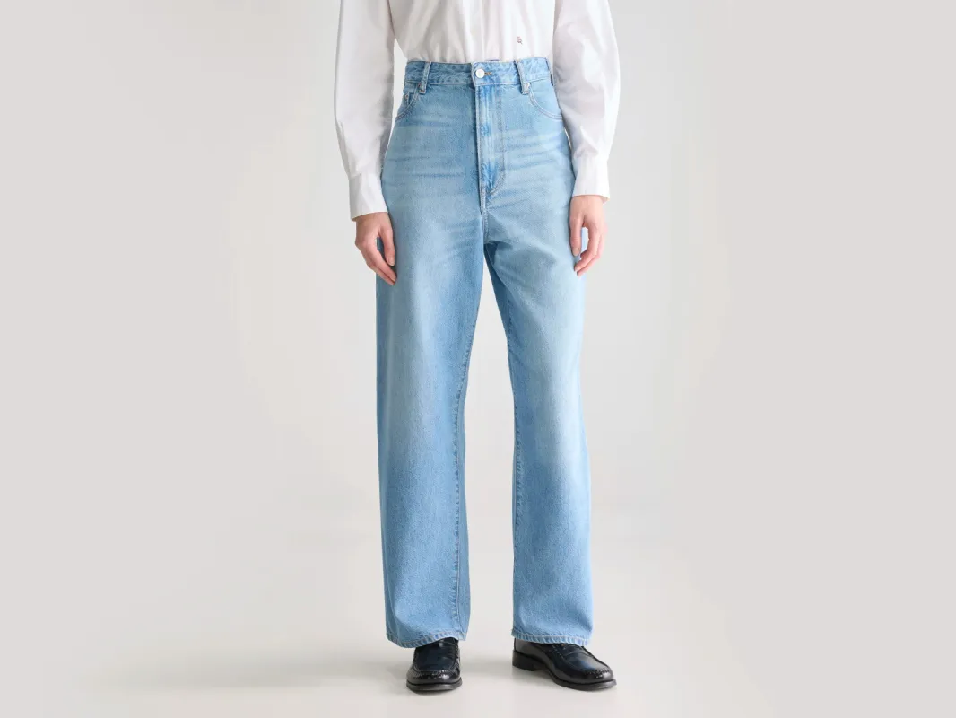 Denim N. 61 wide jeans (252 / W / VINTAGE LT BLUE) sold by Bellrose