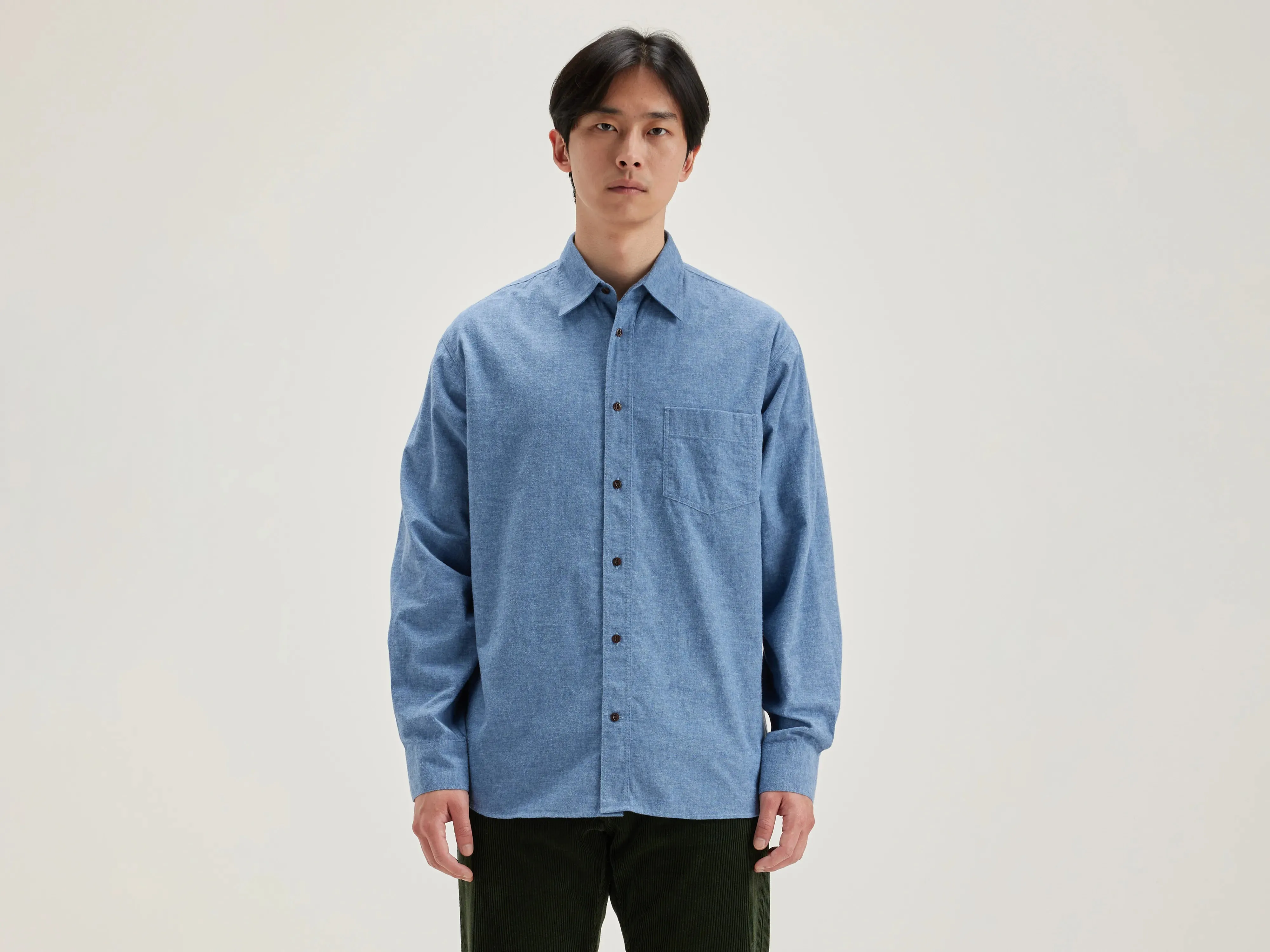 Lighty relaxed shirt (242 / M / DENIM) sold by Bellrose
