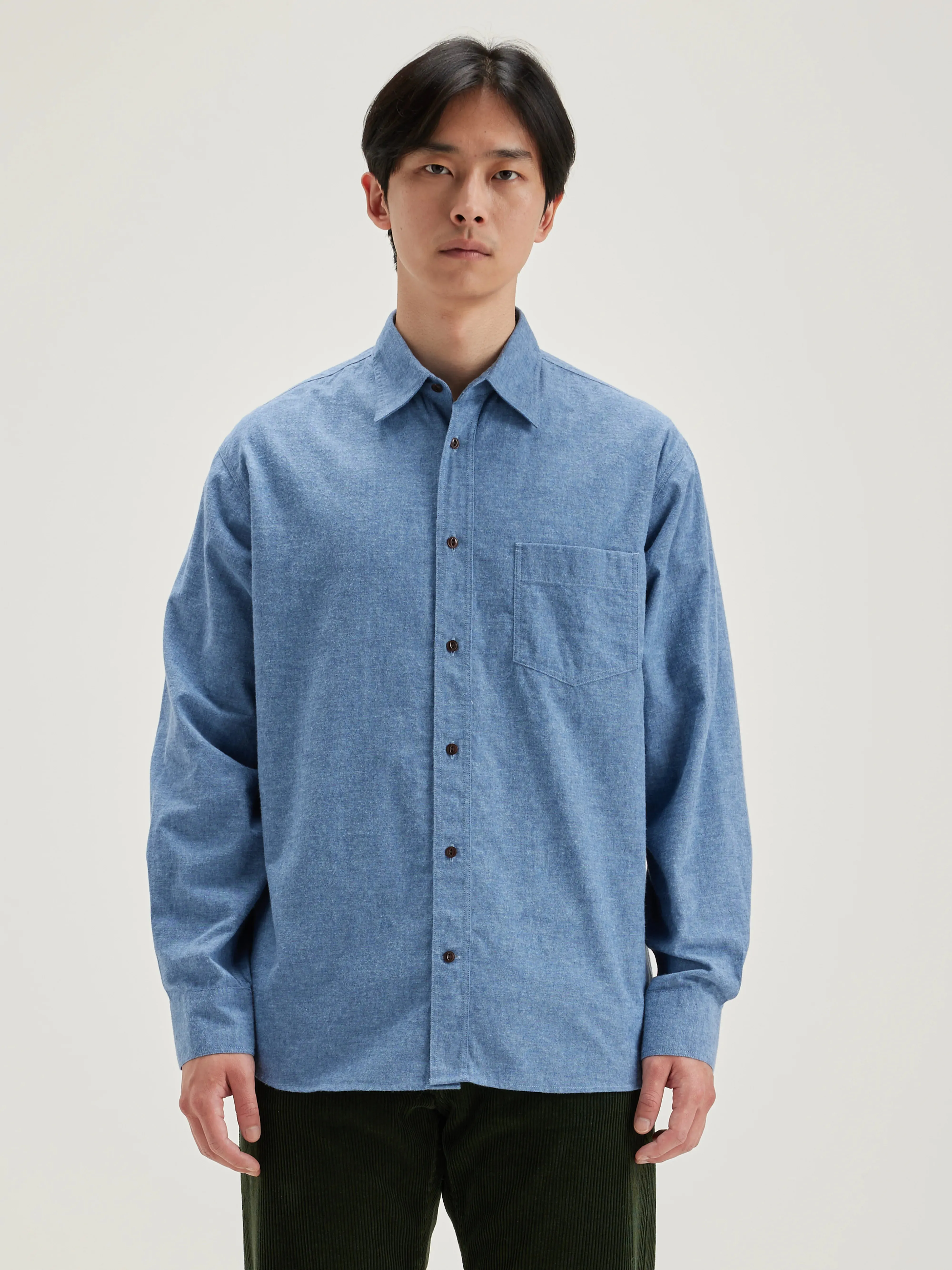 Lighty relaxed shirt (242 / M / DENIM) sold by Bellrose product image thumbnail 2