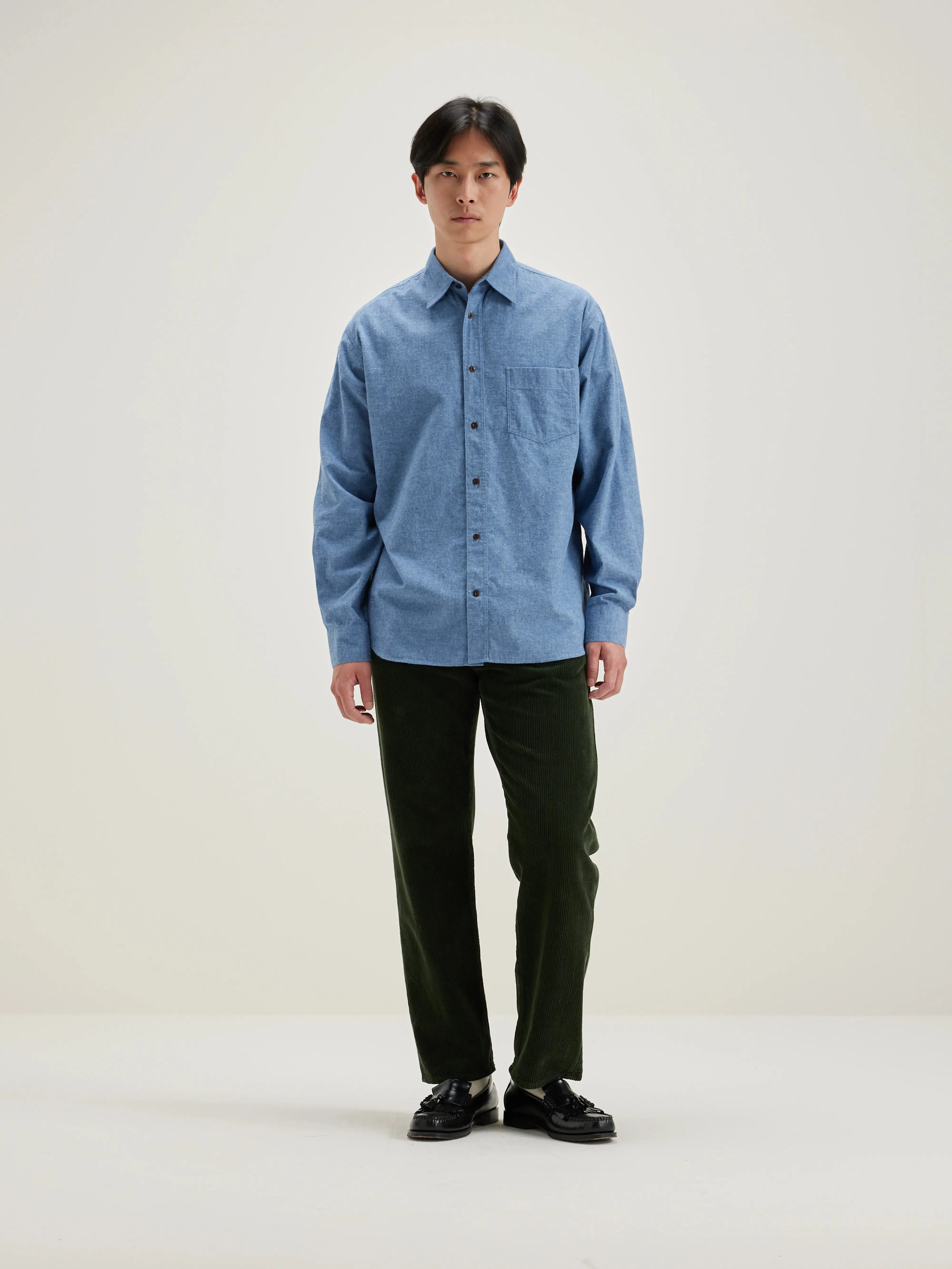 Lighty relaxed shirt (242 / M / DENIM) sold by Bellrose product image thumbnail 3