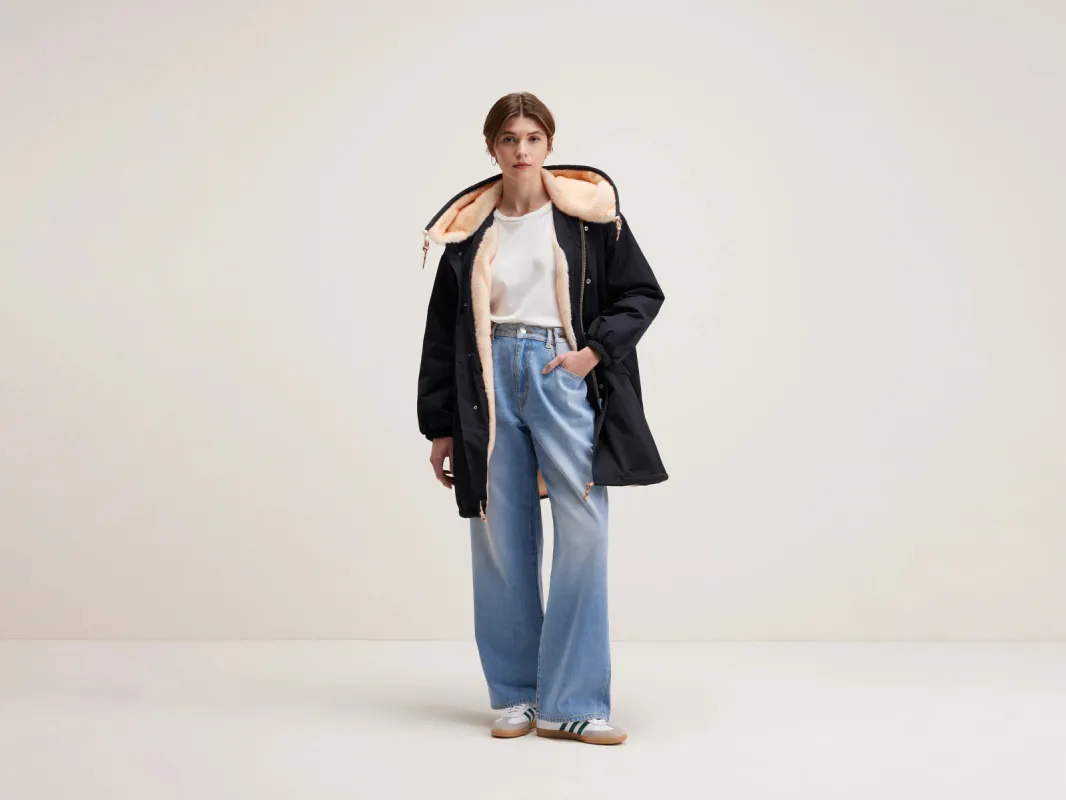 Laos hooded parka (242 / W / OFF BLACK) sold by Bellrose