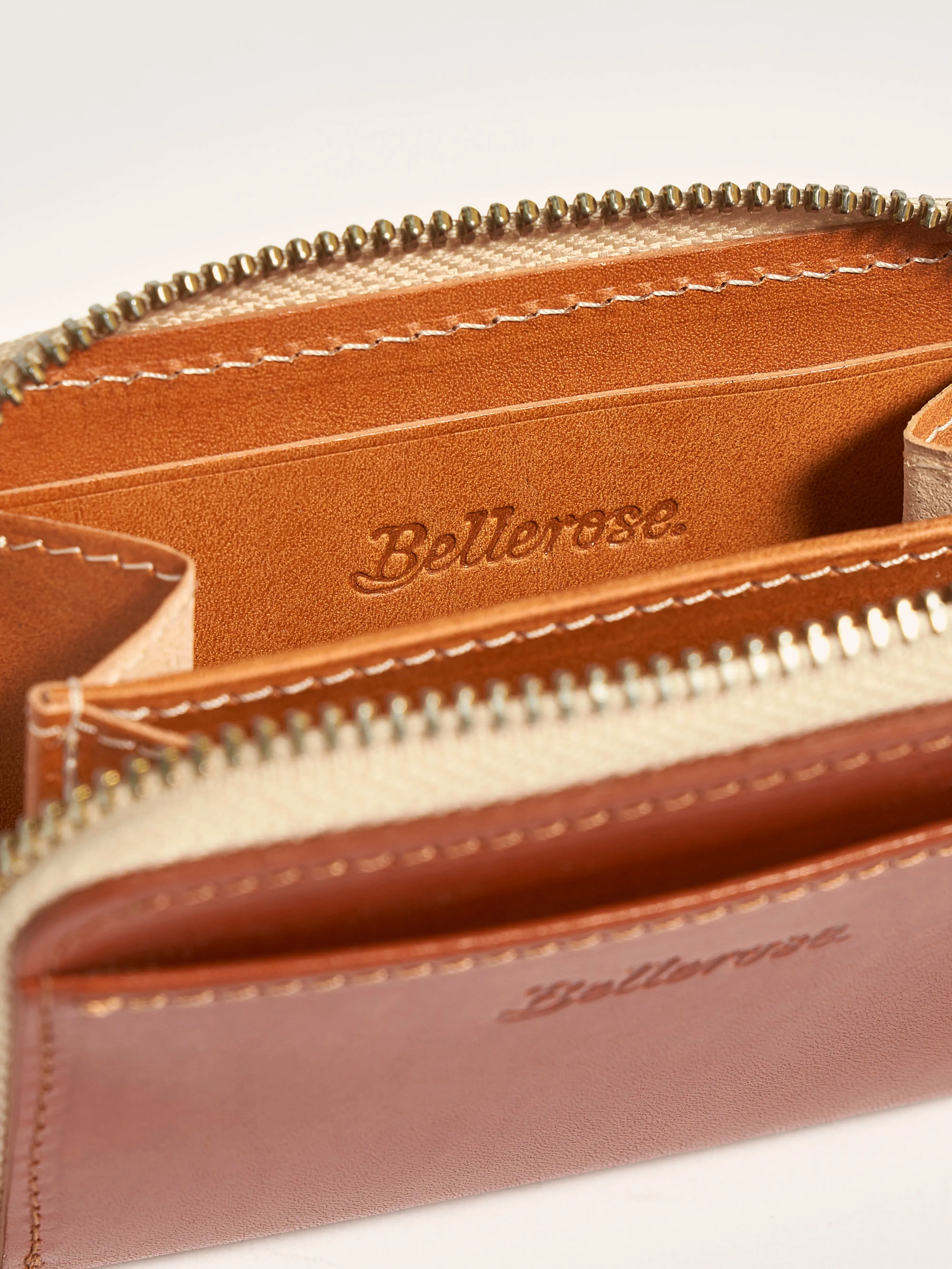 Dolhy zipped wallet (242 / W / COGNAC) sold by Bellrose product image thumbnail 4