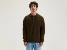 Allos polo-style sweater (242 / M / OLIVE) sold by Bellrose