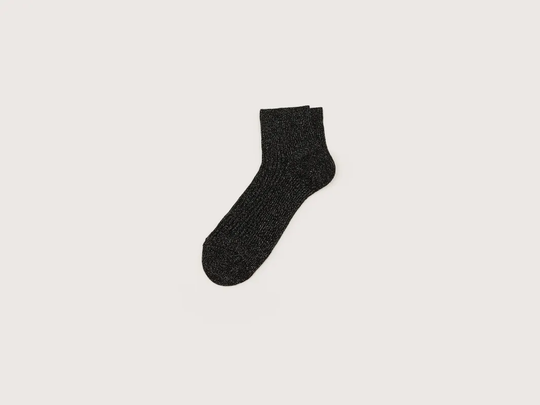 Bapis short socks (251 / W / OFF BLACK) sold by Bellrose