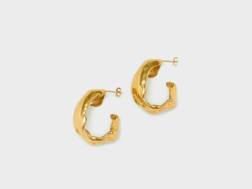 Pompas Earrings (251 / W / GOLD) sold by Bellrose