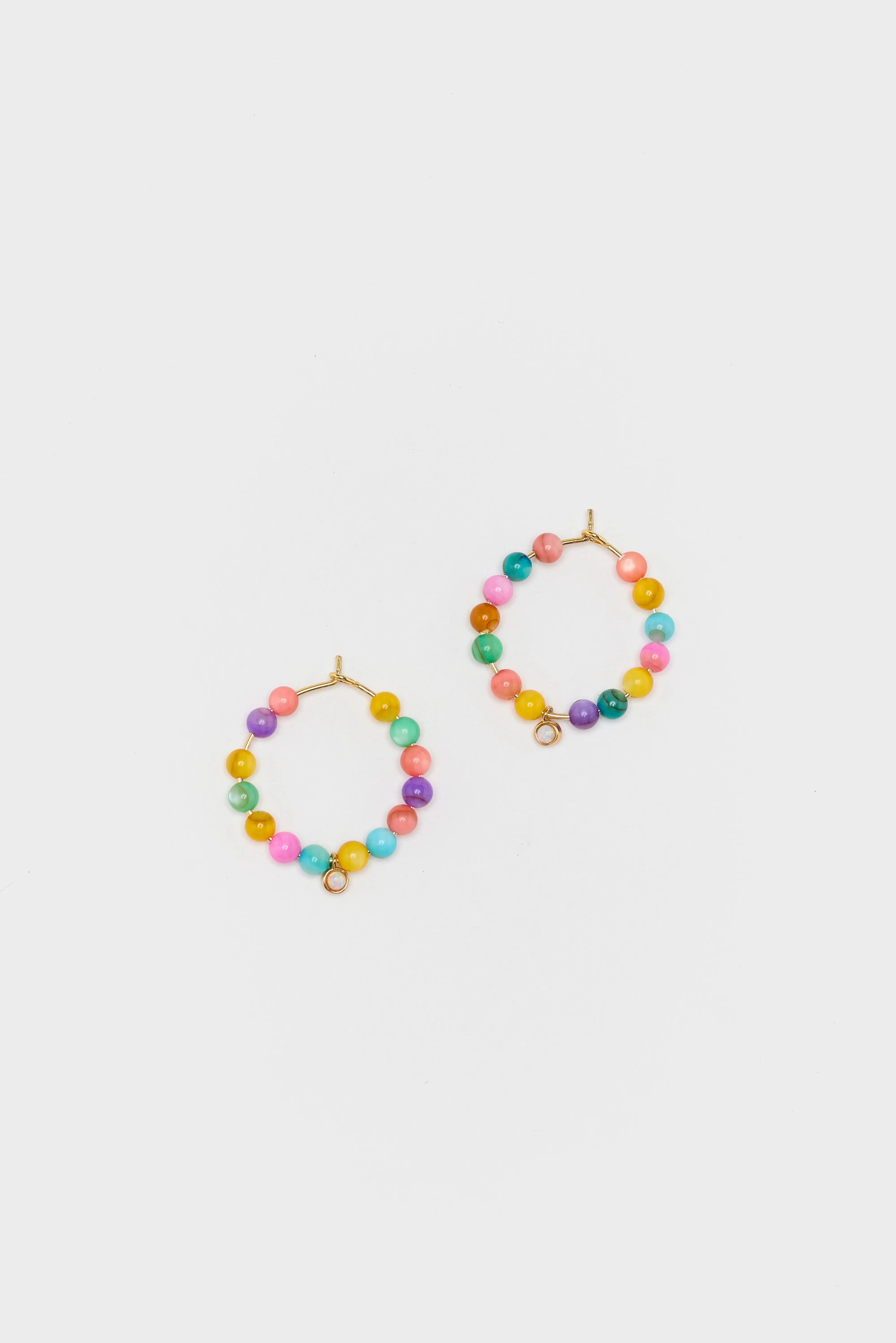 Carnival Hoop Earrings (251 / W / GOLD) sold by Bellrose product image thumbnail 2