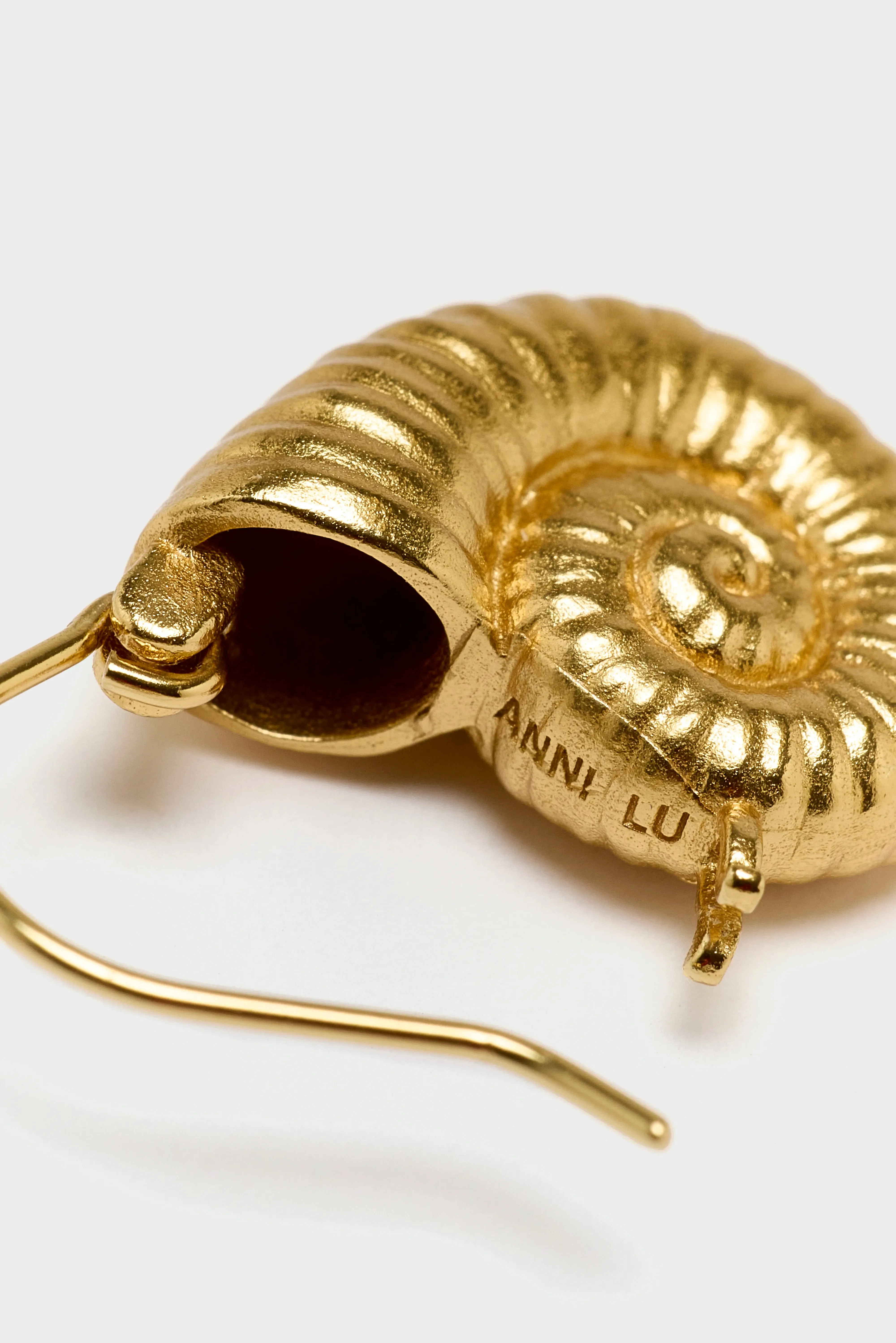 High Tide Hoop Earrings (251 / W / GOLD) sold by Bellrose product image thumbnail 4