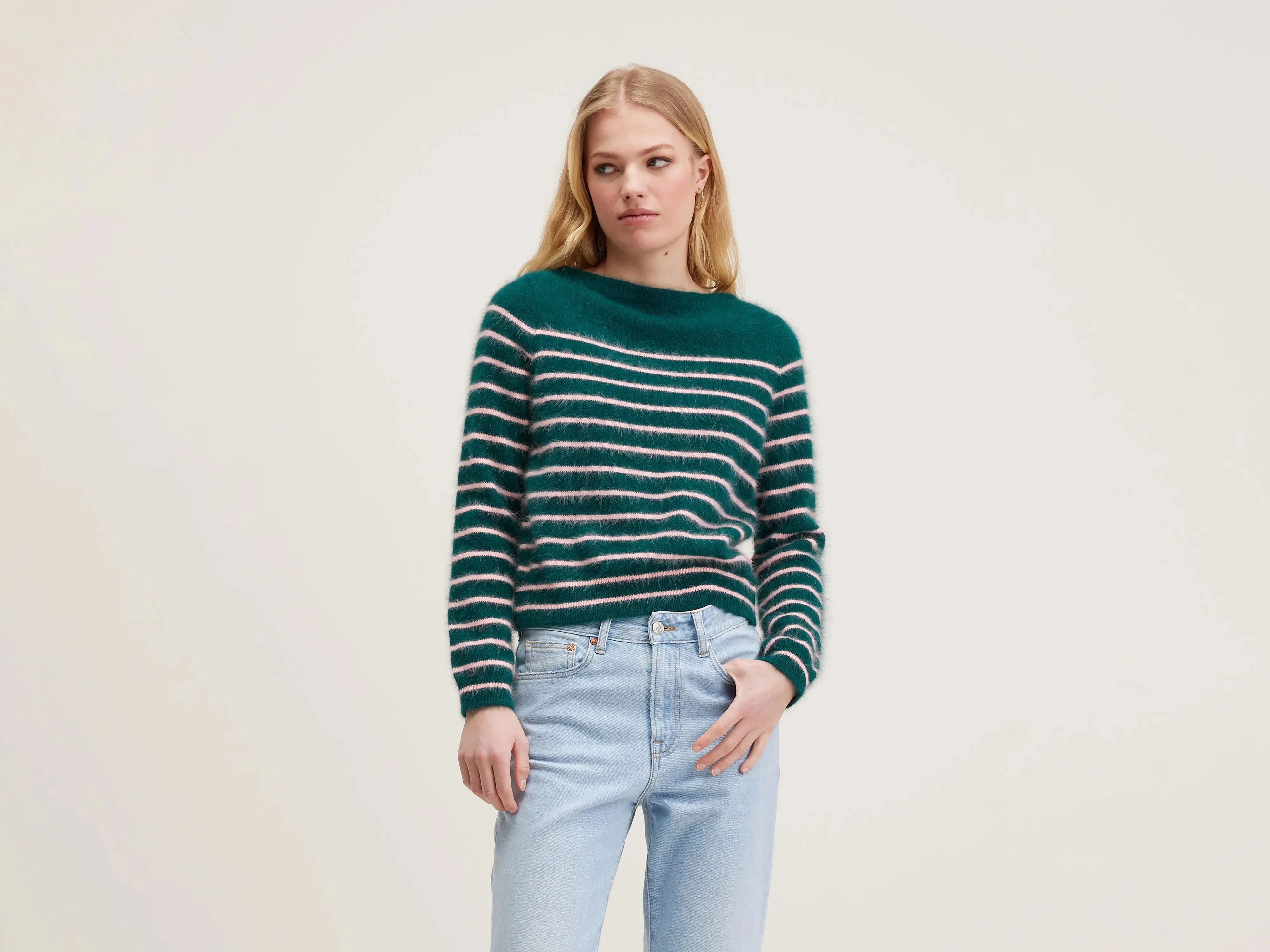 Dato angora-blend sweater (242 / W / STRIPE A) sold by Bellrose