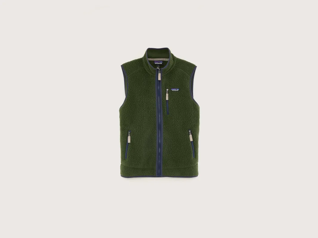 Men's Retro Pile Vest (242 / M / GREEN) sold by Bellrose