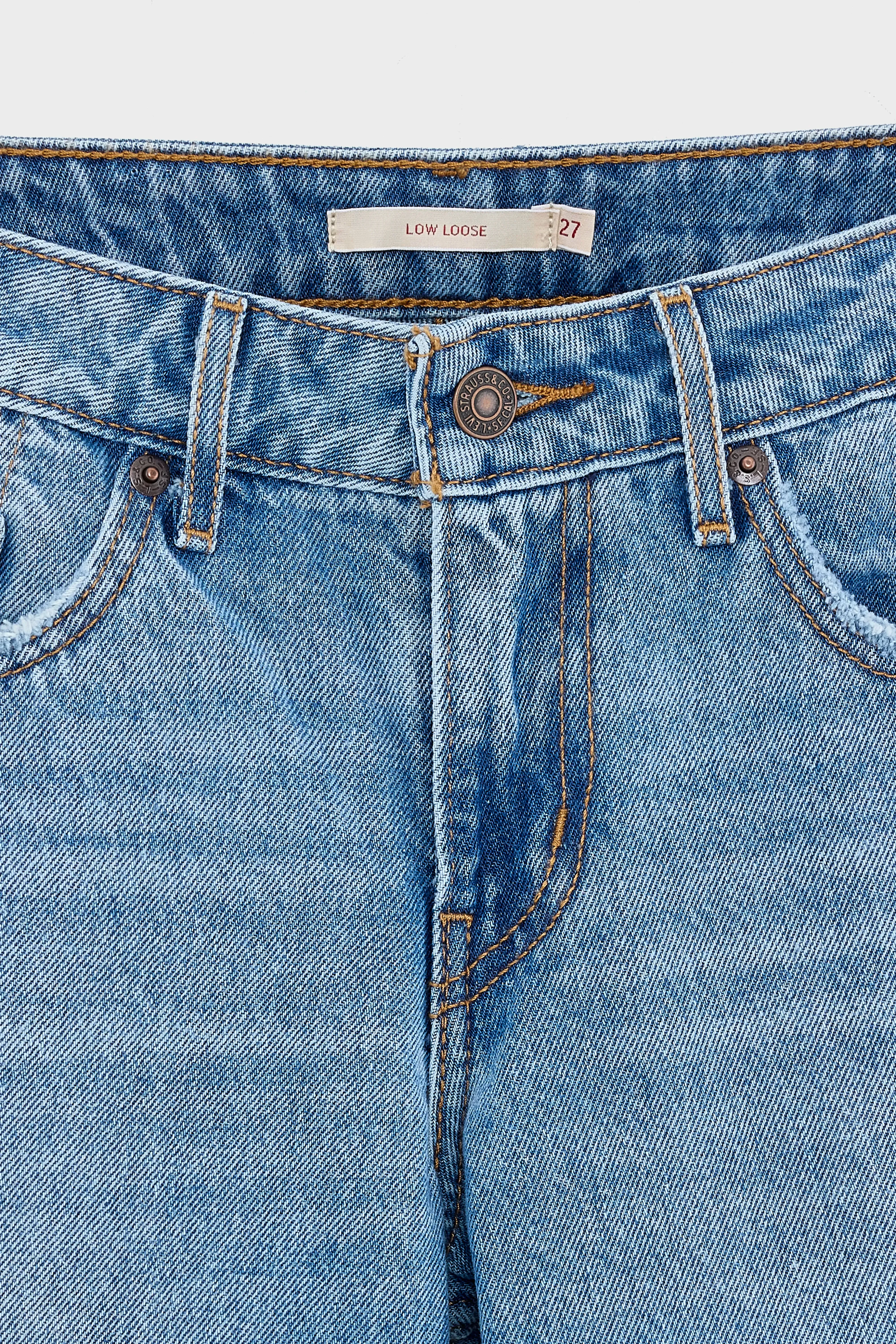 Low Loose Jeans (251 / W / LT STONE WASH) sold by Bellrose product image thumbnail 3