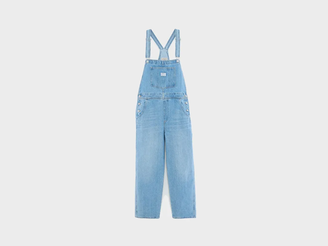 Vintage Denim Overalls  (251 / W / LT STONE WASH) sold by Bellrose