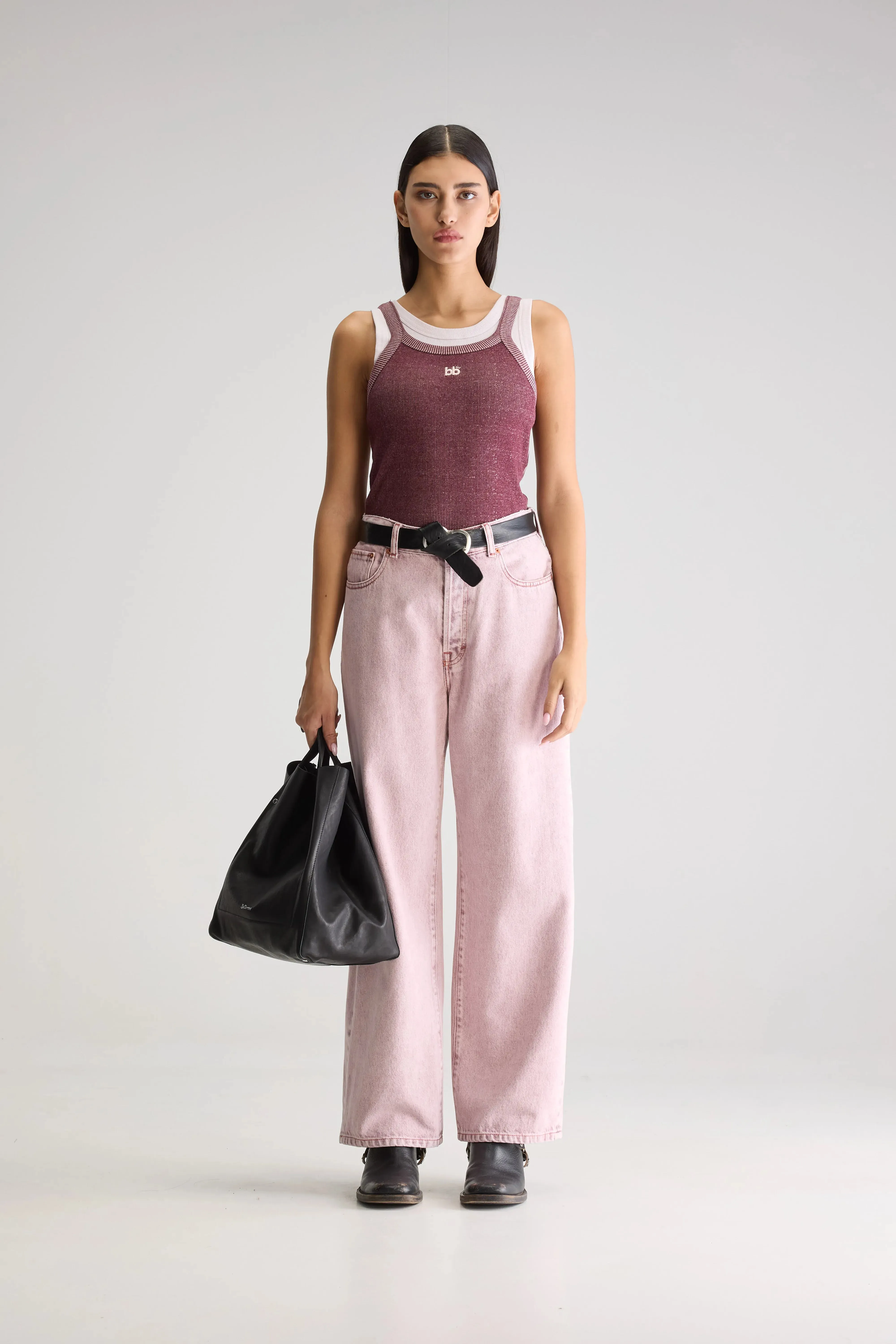 Denim N. 66 wide jeans (251 / W / PINK SNOW) sold by Bellrose product image thumbnail 2