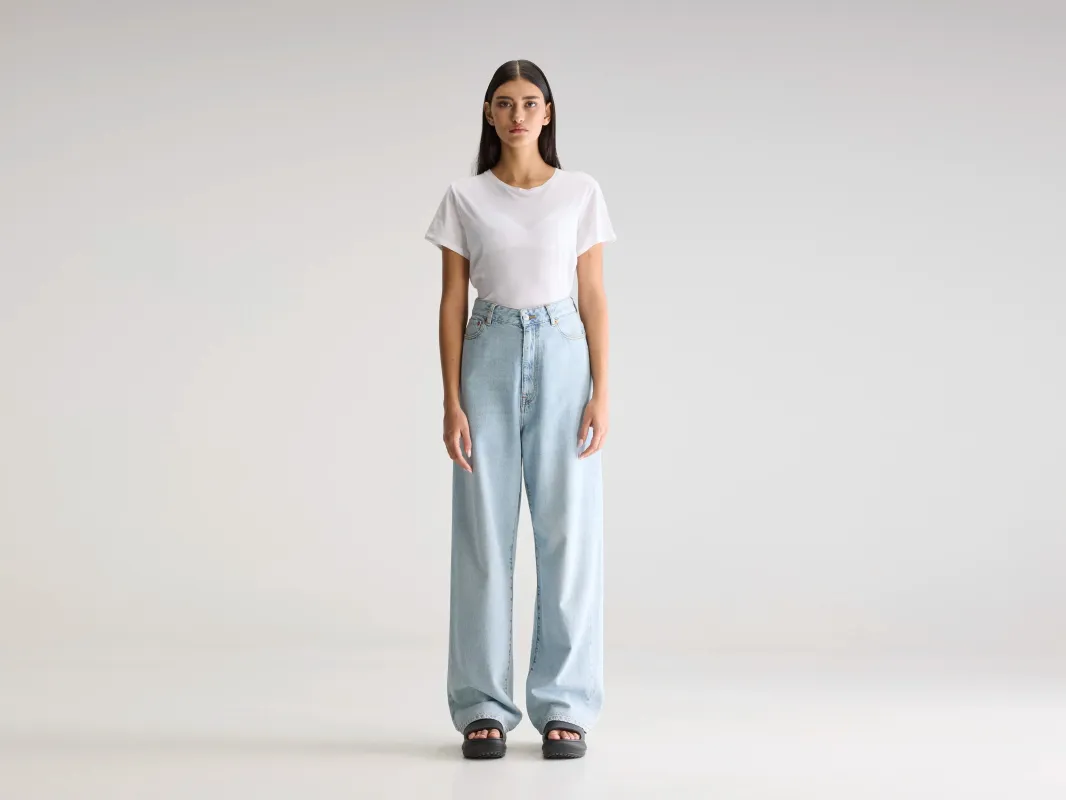Denim N. 68 baggy jeans (251 / W / USED LT BLUE) sold by Bellrose