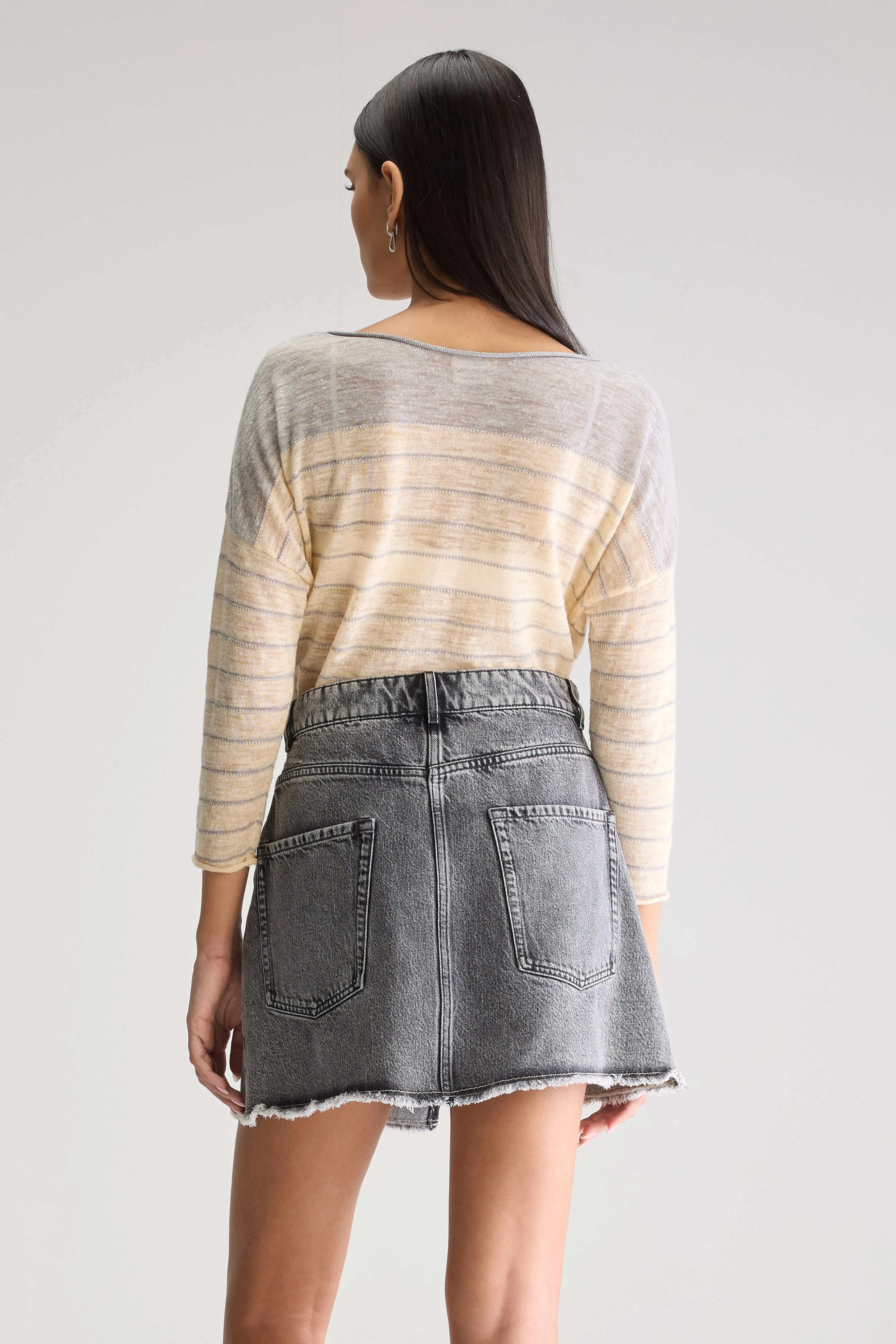 Neep boat-neck sweater (251 / W / STRIPE A) sold by Bellrose product image thumbnail 4