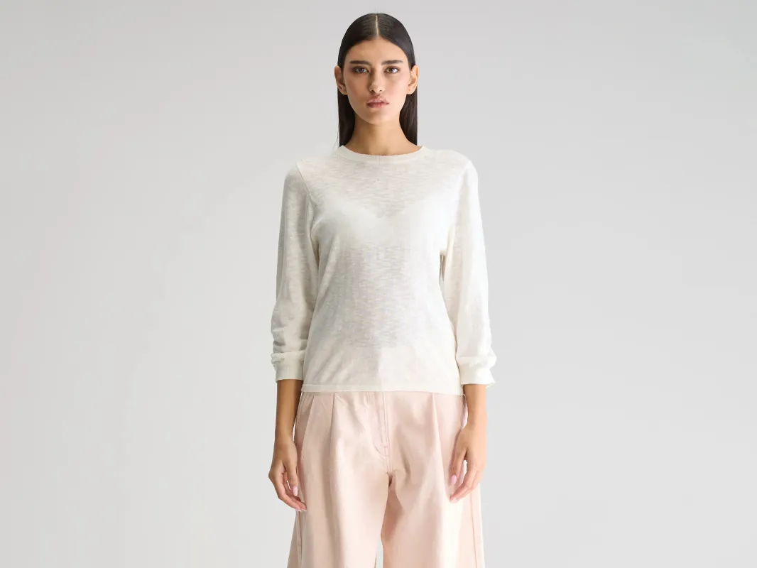 Atta crewneck sweater (251 / W / ECRU) sold by Bellrose