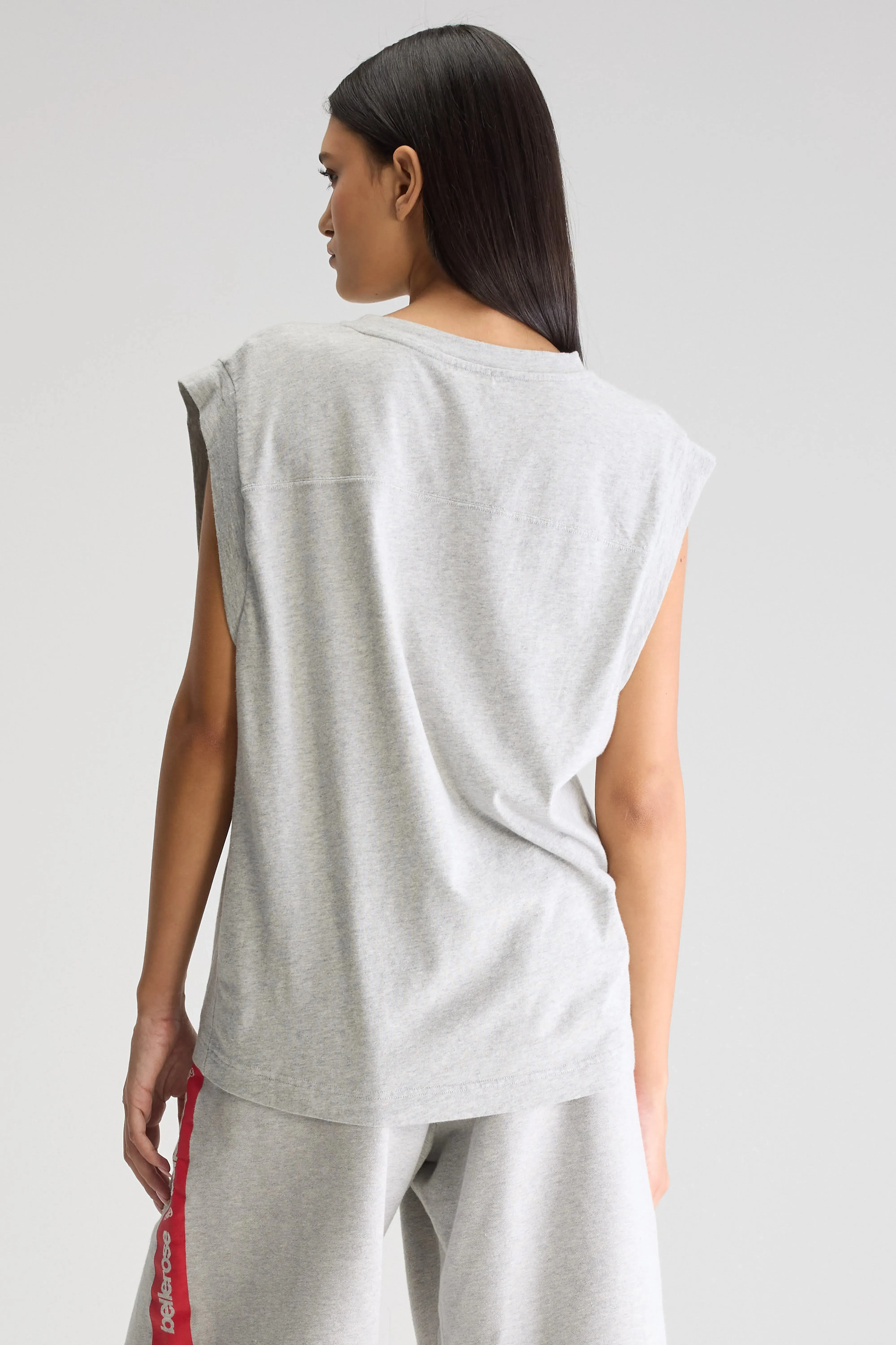 Vonca sleeveless t-shirt (251 / W / H. GREY) sold by Bellrose product image thumbnail 4
