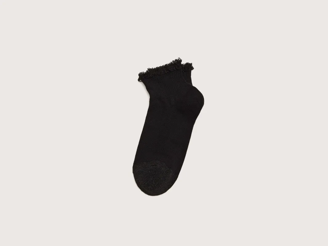 Bendel short socks (251 / W / BLACK BEAUTY) sold by Bellrose
