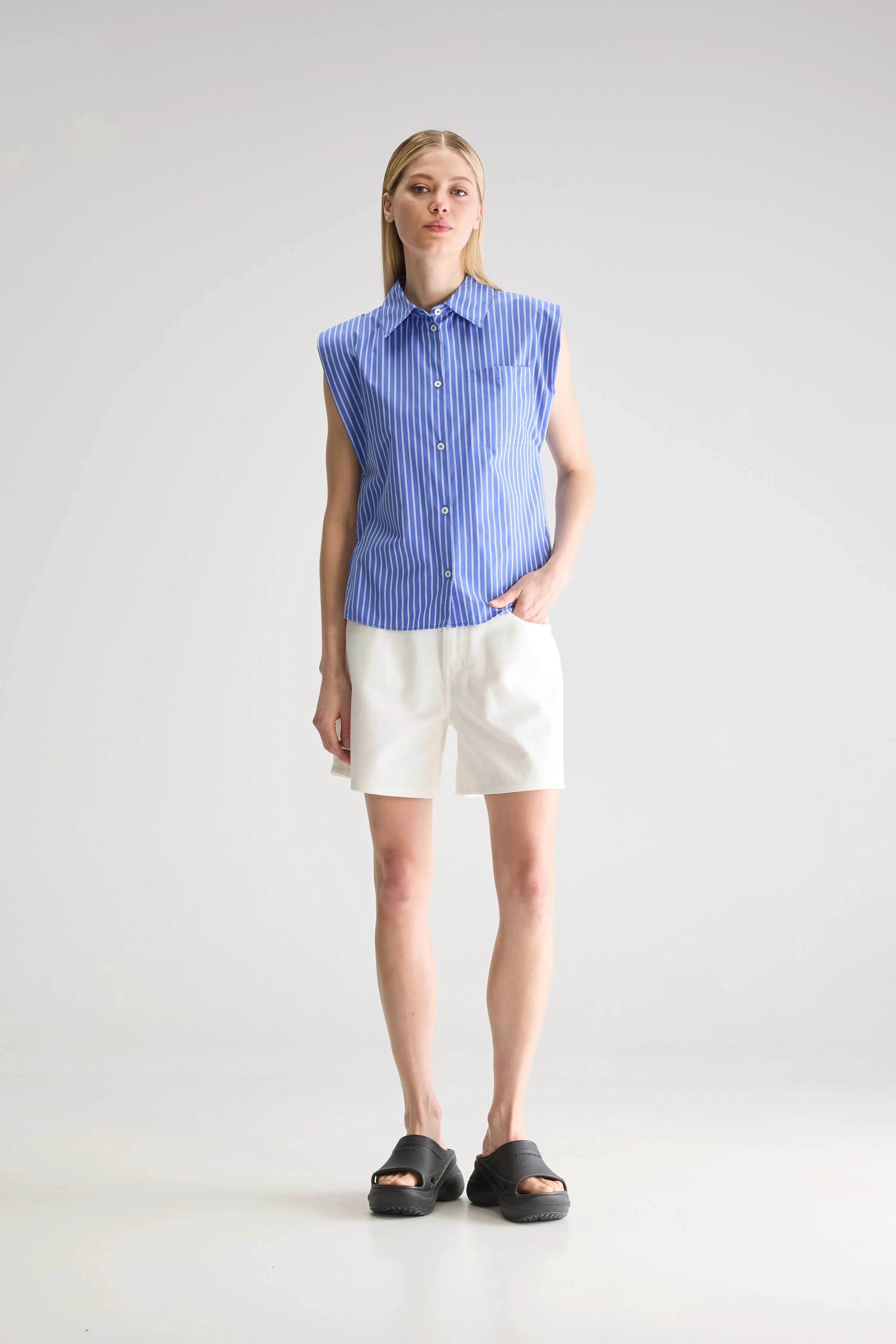 Galice sleeveless shirt (251 / W / STRIPE S) sold by Bellrose product image thumbnail 3