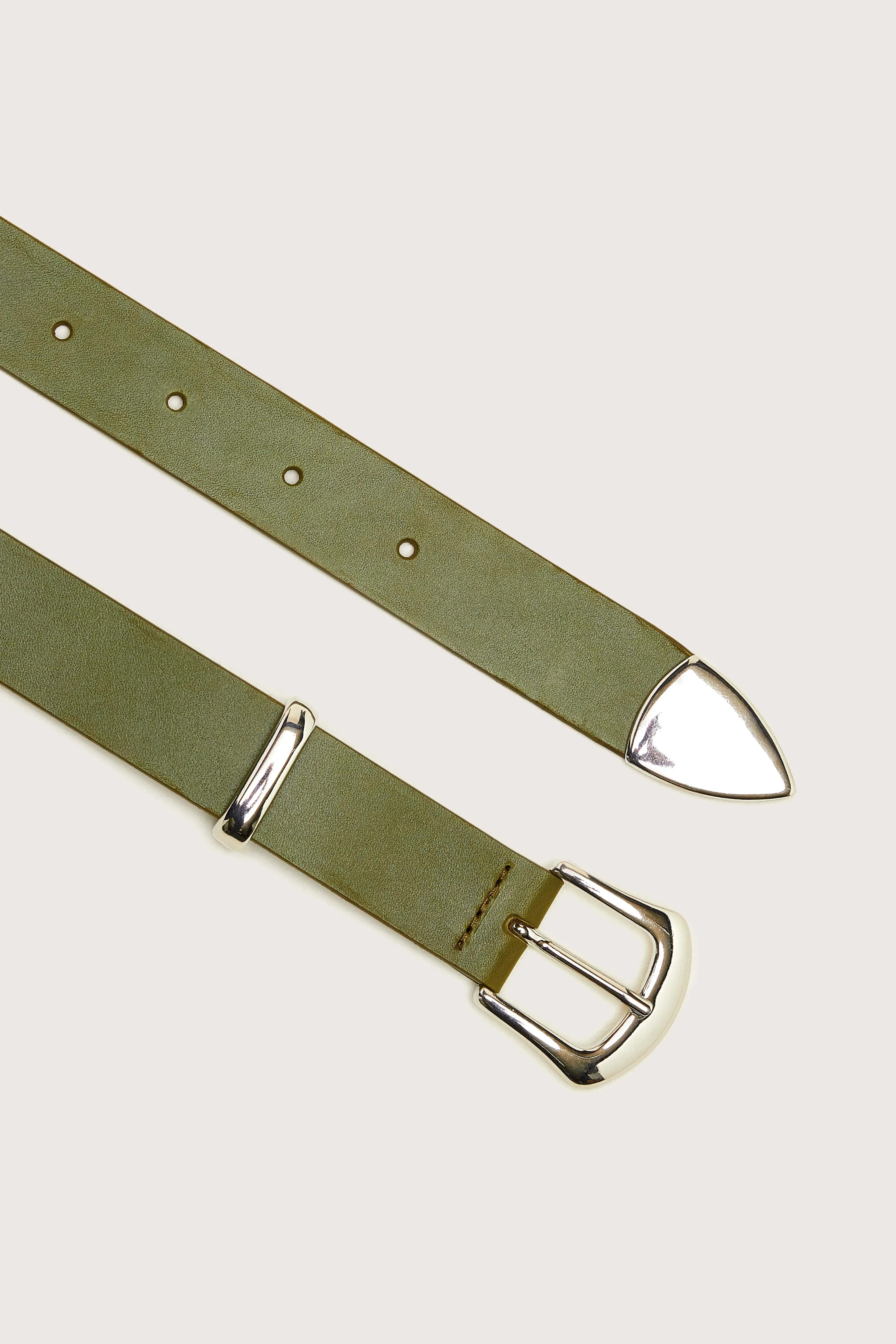 Saylor leather belt (251 / W / MOUSSE) sold by Bellrose product image thumbnail 3